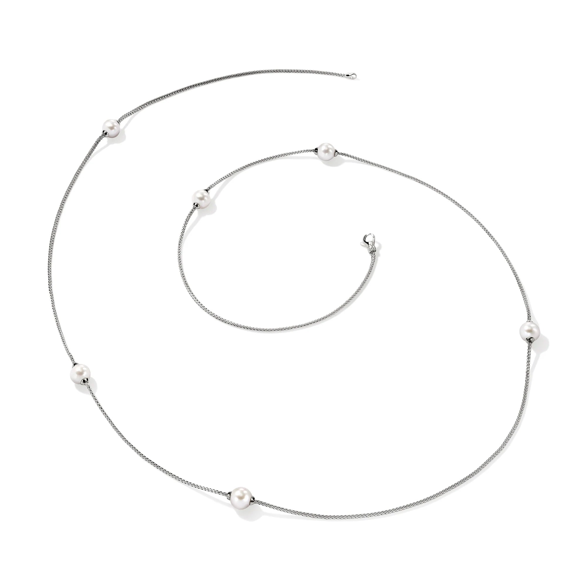 JH Essential Pearl Necklace for Women - Classic White Cultured Pearls Jewelry Gift for Wedding, Anniversary & Special Occasions