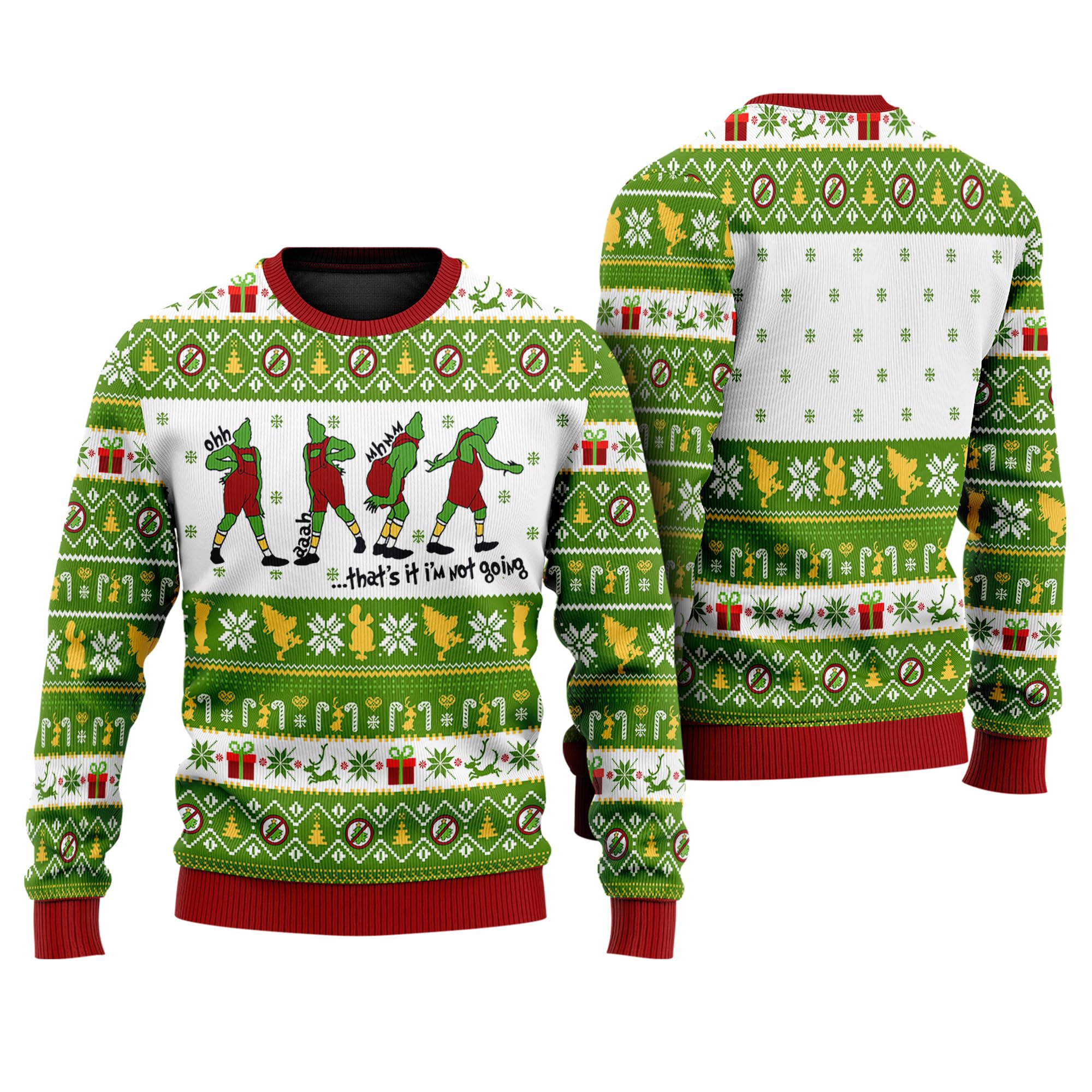 Ugly Christmas Sweater for Men & Women - Festive Holiday Movie Themed Pullover - Perfect Christmas Gift for Parties & Family Gatherings
