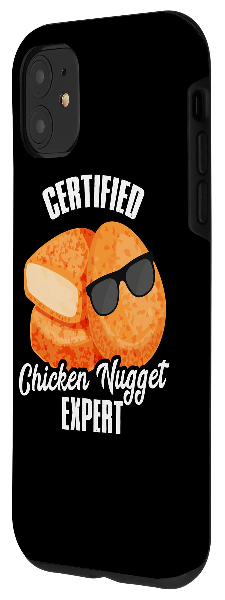 iPhone 11 Case - Certified Chicken Nugget Expert Funny Food Design | Protective Phone Cover for iPhone 11 | Perfect Gift for Food Lovers & Snack Enthusiasts