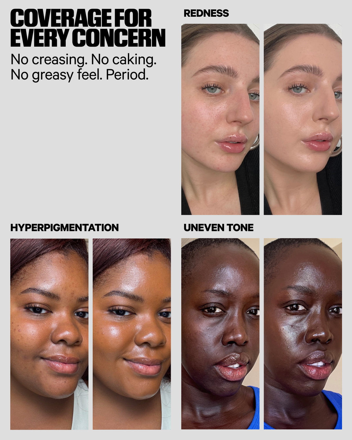 Hydro Grip Hydrating Gel Skin Tint - Lightweight Moisturizing Foundation with Dewy Finish | Perfect for Daily Wear, Makeup Base & Natural Glow Look