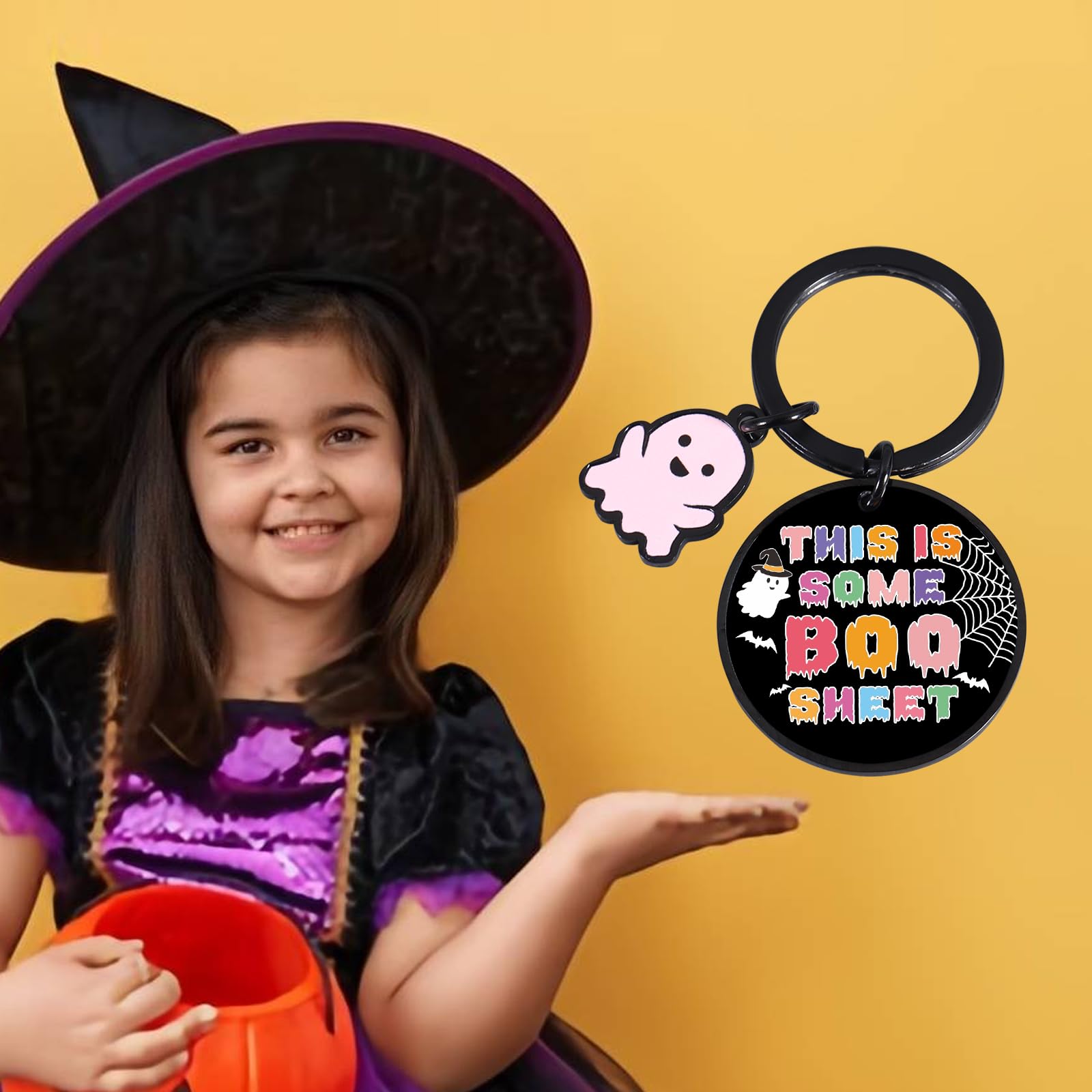 Valentine's Day Gifts for Her - Cute Ghost Keychain & Unique Spooky Gifts for Girlfriend, Women & College Girls | Scream Merch, Ghost Stuff & Birthday Presents | Perfect for Halloween, Dorm Decor & Friend Gifts