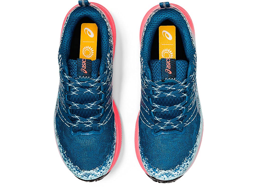 ASICS Women's Fuji Lite 2 Trail Running Shoes - Lightweight & Breathable for Women - Size 9.5 - Deep Sea Teal/Pure Silver - Perfect for Hiking, Trail Running & Outdoor Adventures