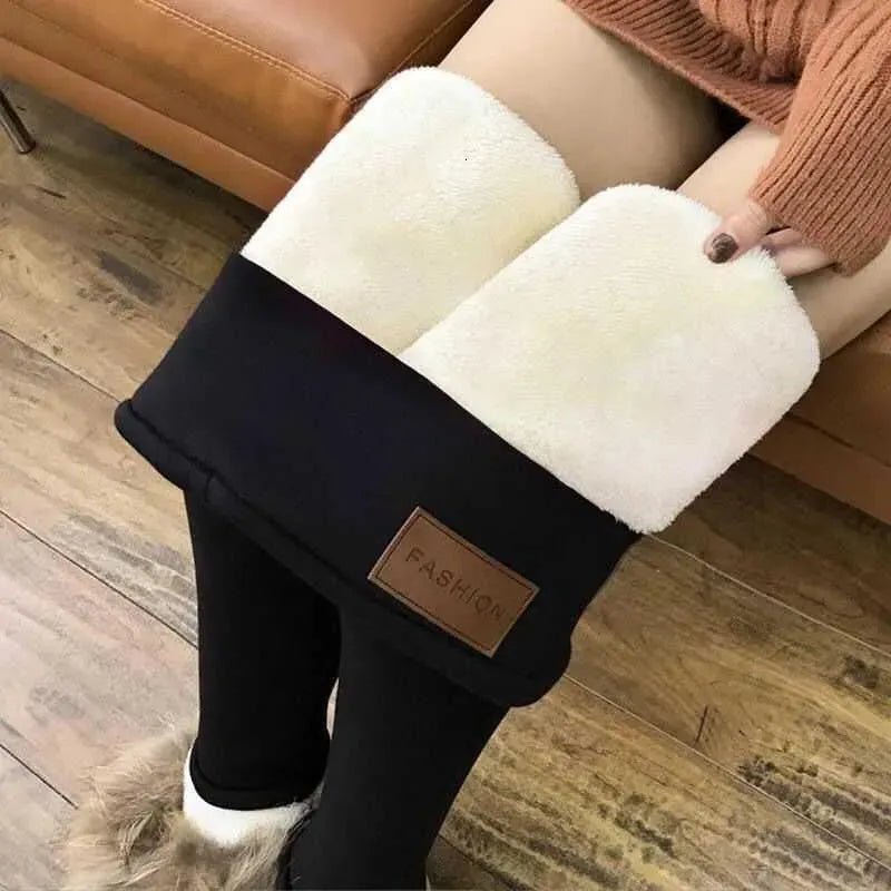 High Waist Thermal Leggings for Women - Winter Warm Fleece Lined Yoga Pants - Perfect for Cold Weather Workouts, Running & Outdoor Activities