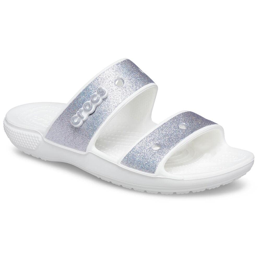 Crocs Unisex Classic Tie Dye Two-Strap Sandals - Comfortable Slip-On Slides for Men & Women | Perfect for Beach, Pool, and Casual Wear