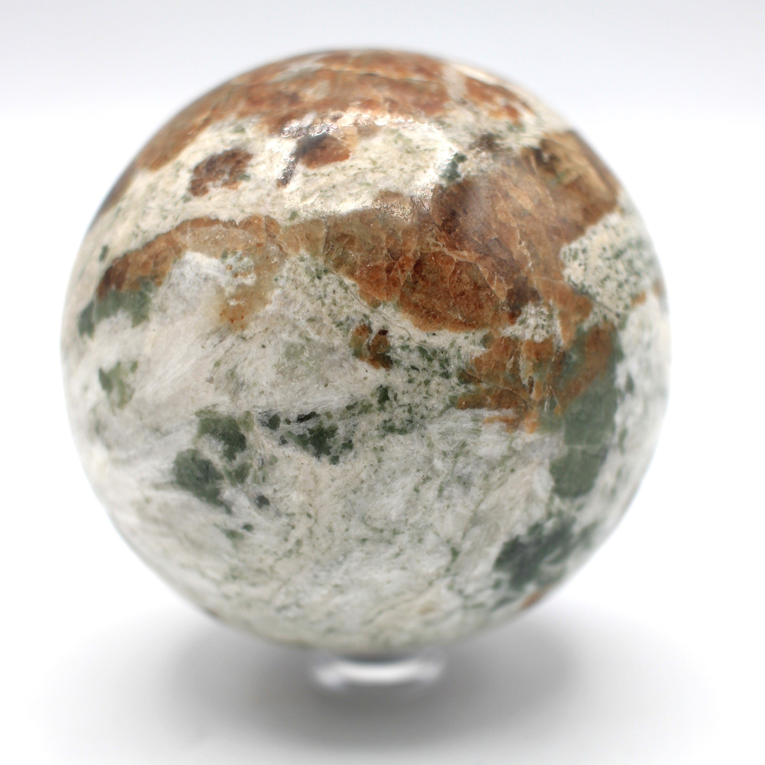 Canadian Orange Garnet 70mm Sphere - Natural Gemstone Ball for Crystal Healing, Meditation & Home Decor