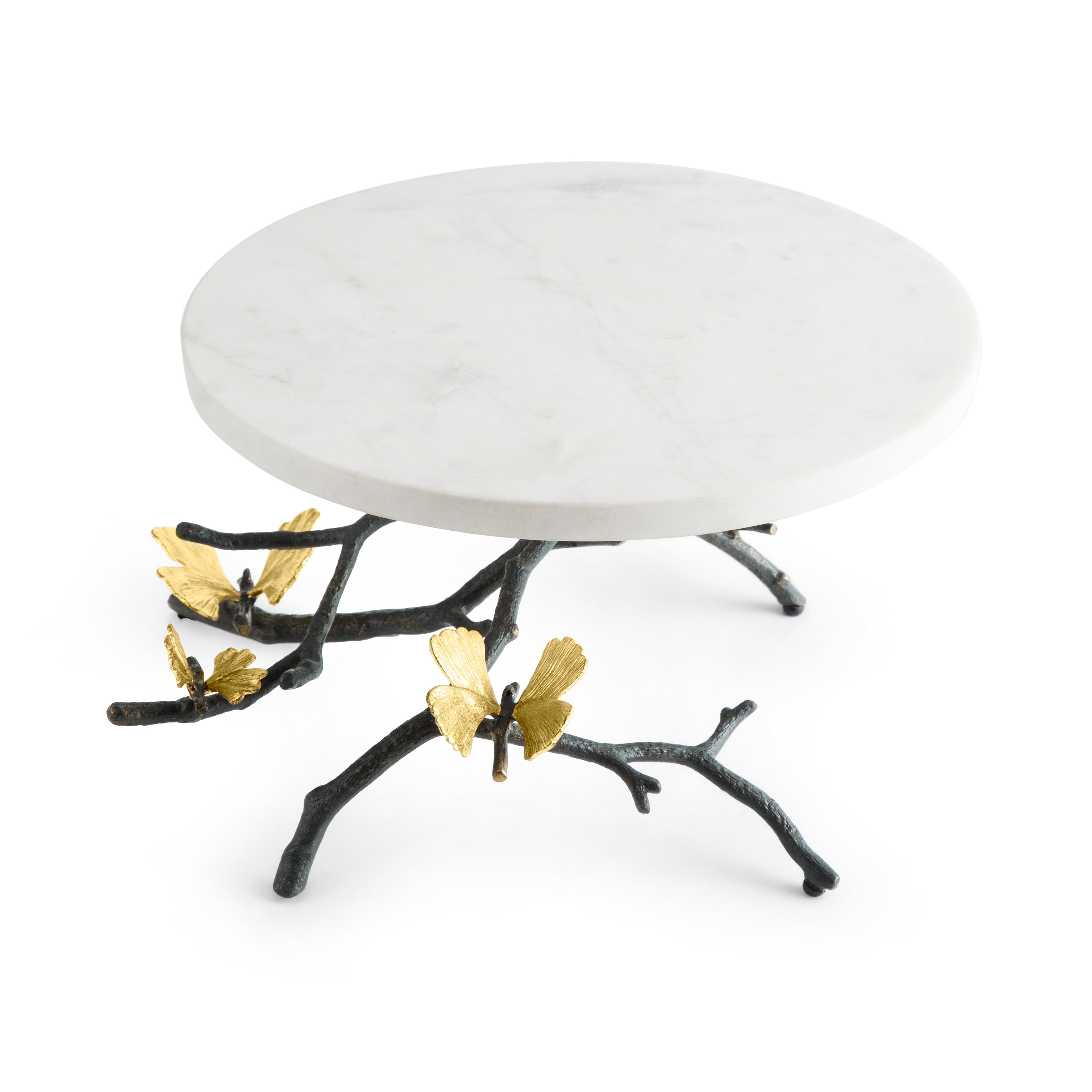 Elegant Butterfly Ginkgo Cake Stand - 3-Tier Dessert Display for Wedding, Birthday & Tea Party Decor