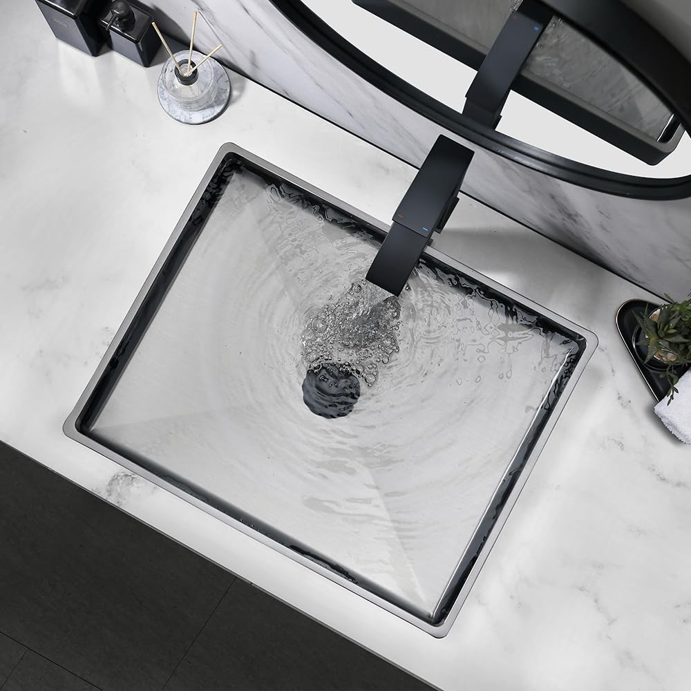 16x12 Gabhar Stainless Steel Bathroom Sink - Rust-Resistant Drop-in Kitchen & Bathroom Sink for Modern Homes, Apartments, and RV Use