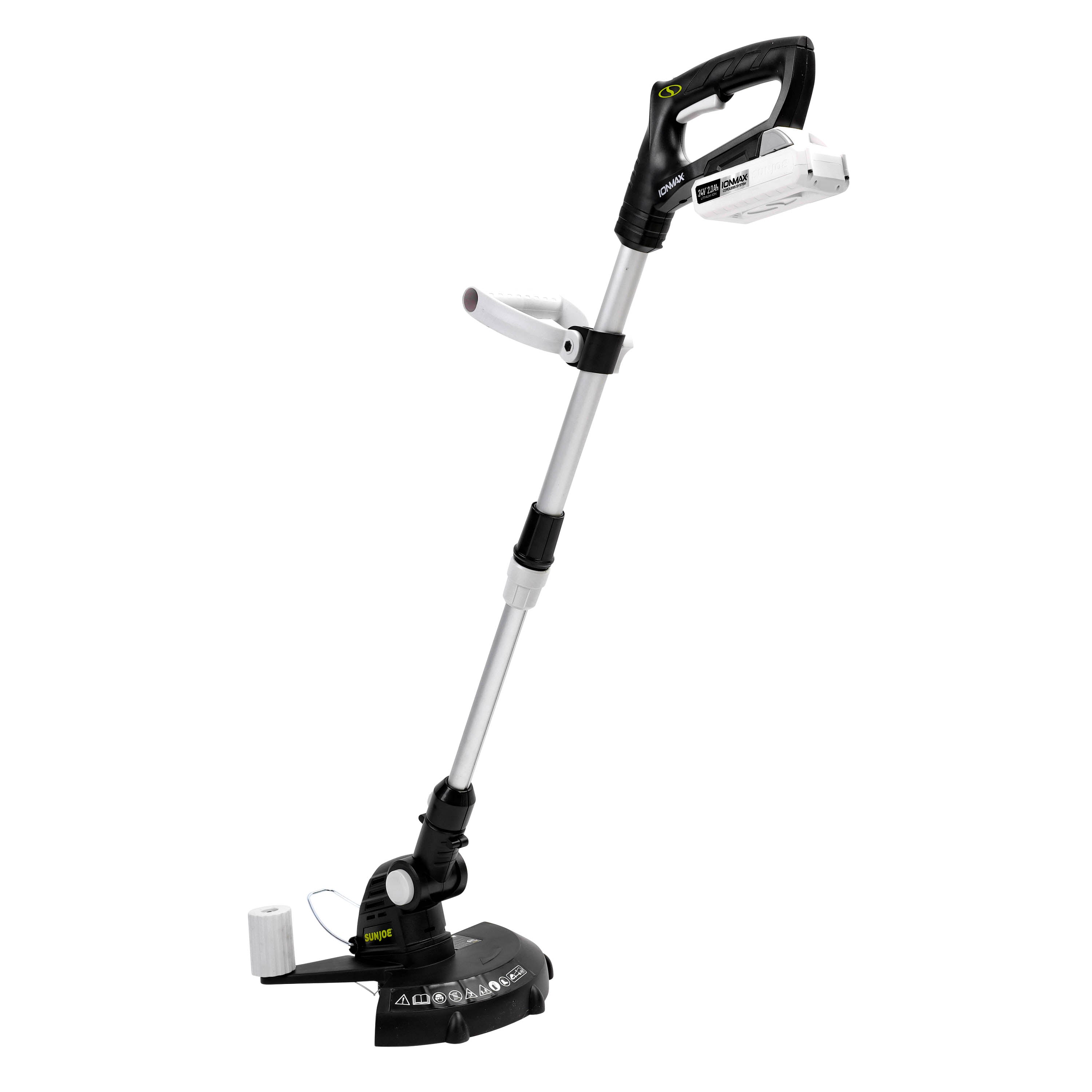 Sun Joe 24V LT12 LTE Cordless String Trimmer Kit - 12 Inch Multi Angle Head with 2.0Ah Battery & Charger | Lightweight Weed Wacker for Lawn Edging, Yard Maintenance & Landscaping | Perfect for Homeowners & Professional Gardeners