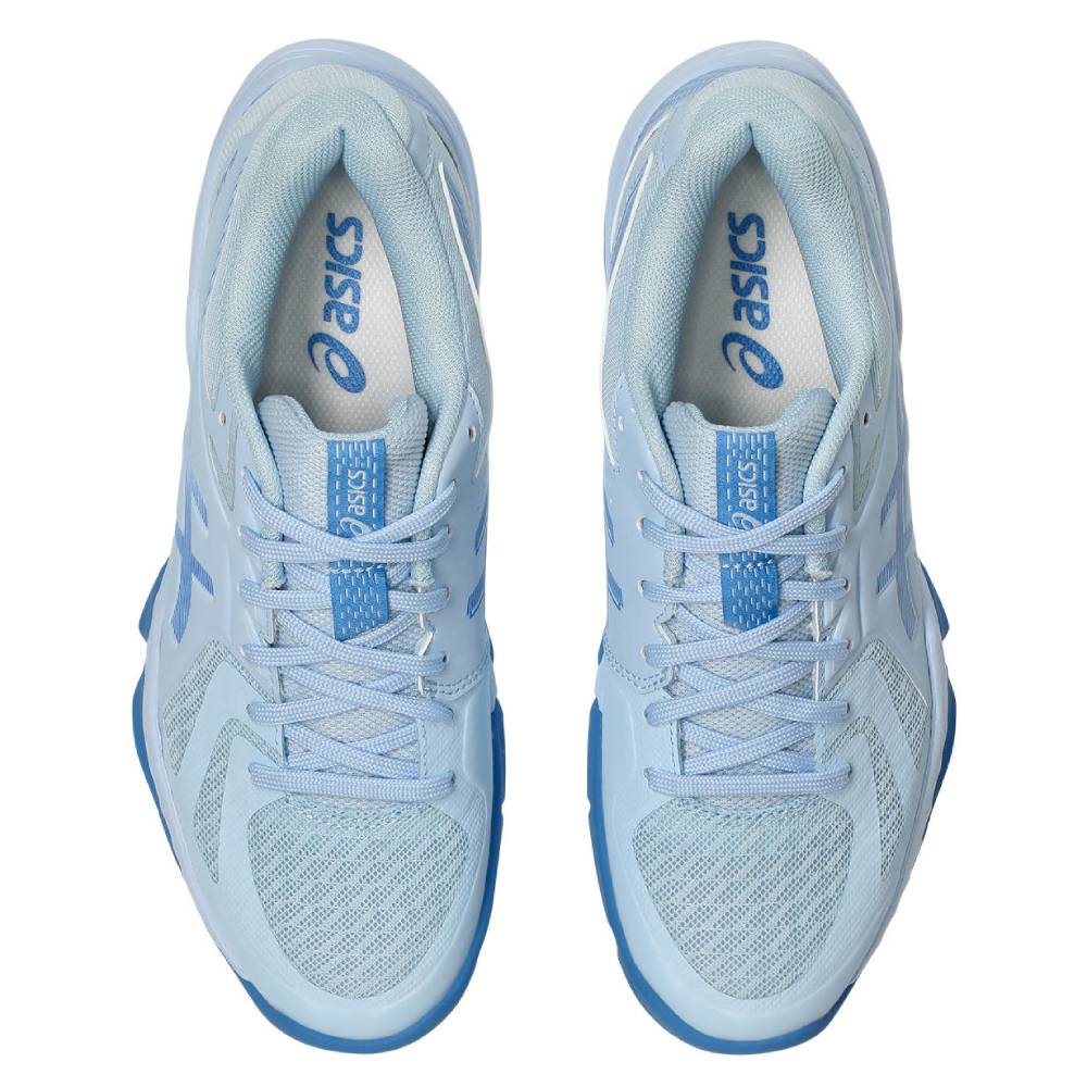 ASICS Blade FF Women's Indoor Volleyball Shoes - Light Blue/Blue Coast | Non-Marking Sole for Court Sports, Gym & Training