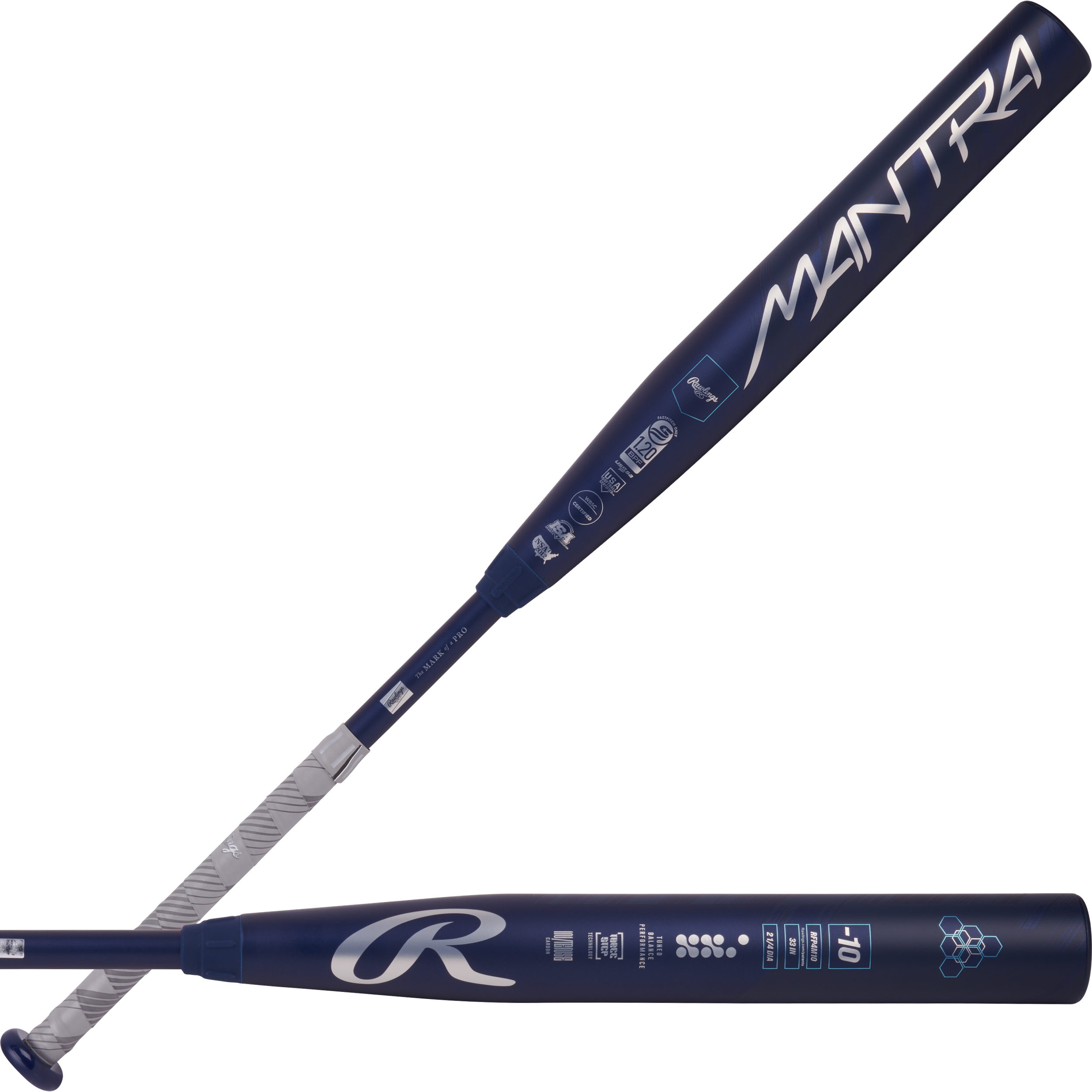 Rawlings Mantra 3.0 Fastpitch Softball Bat -10 | Lightweight Aluminum Alloy Bat for Youth & Adult Players | Perfect for Training, Games & Tournaments