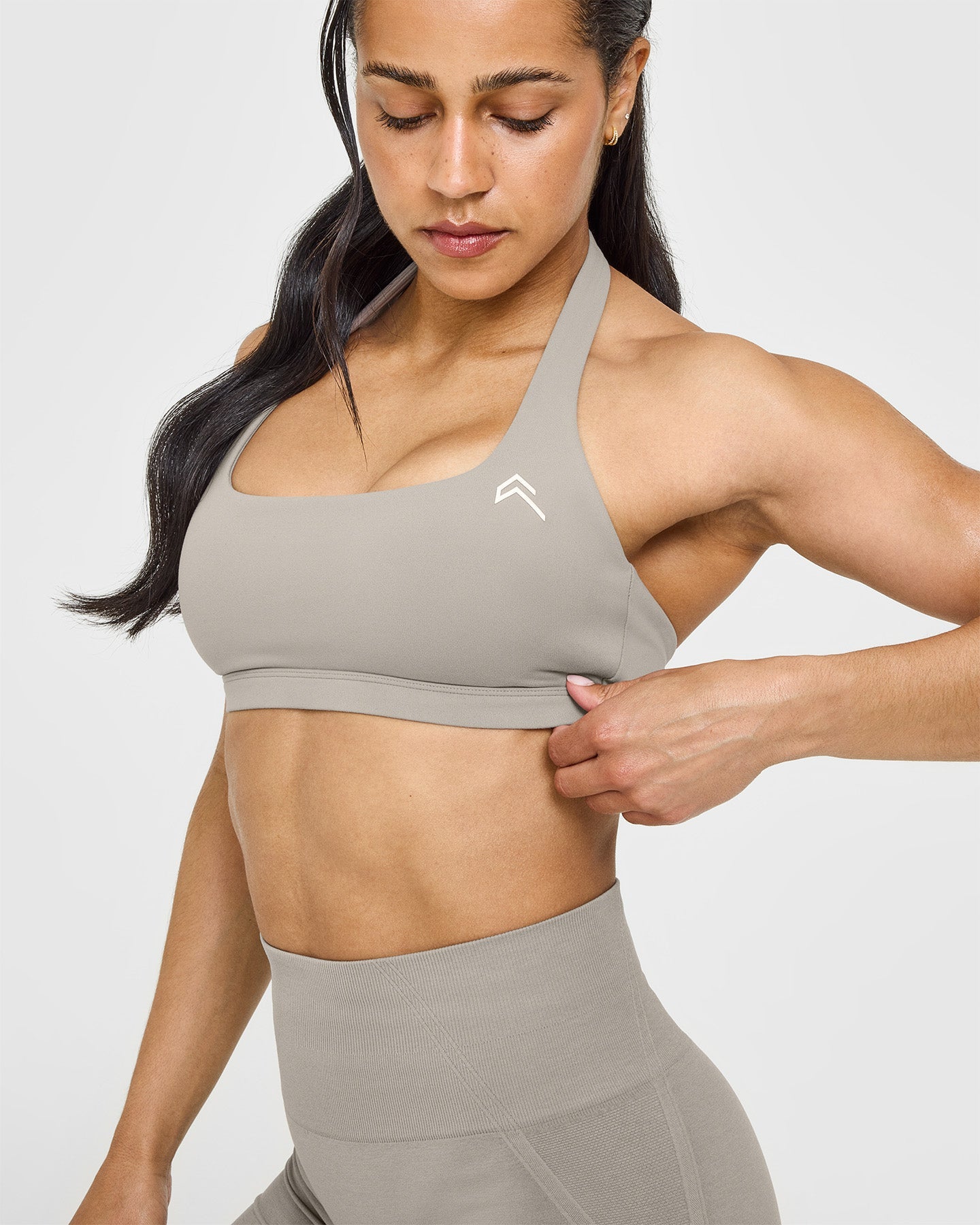 EasyLift™ Supportive Halter Bralette - Soft Wireless Comfort Bra for Women in Warm Sand | Perfect for Yoga, Lounge & Everyday Wear