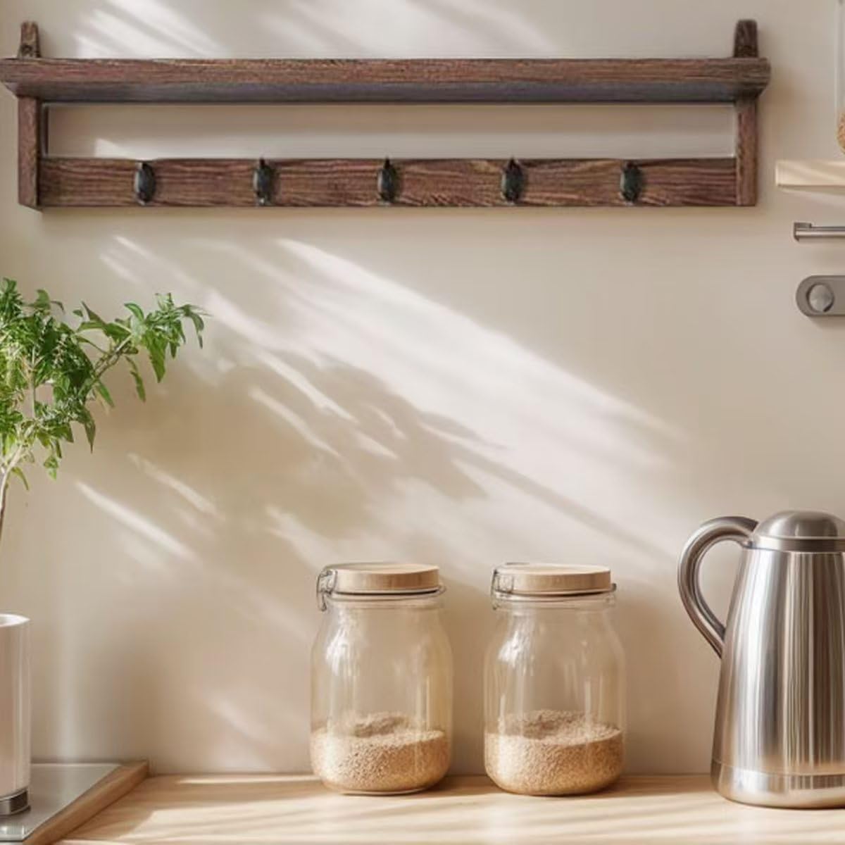 Sturdy Wall-Mounted Coat Hooks for Entryway - Space Saving Hat & Jacket Organizer - Rustproof Decorative Wall Hooks for Home, Office, Dorm - Perfect for Hallway, Mudroom & Closet Organization