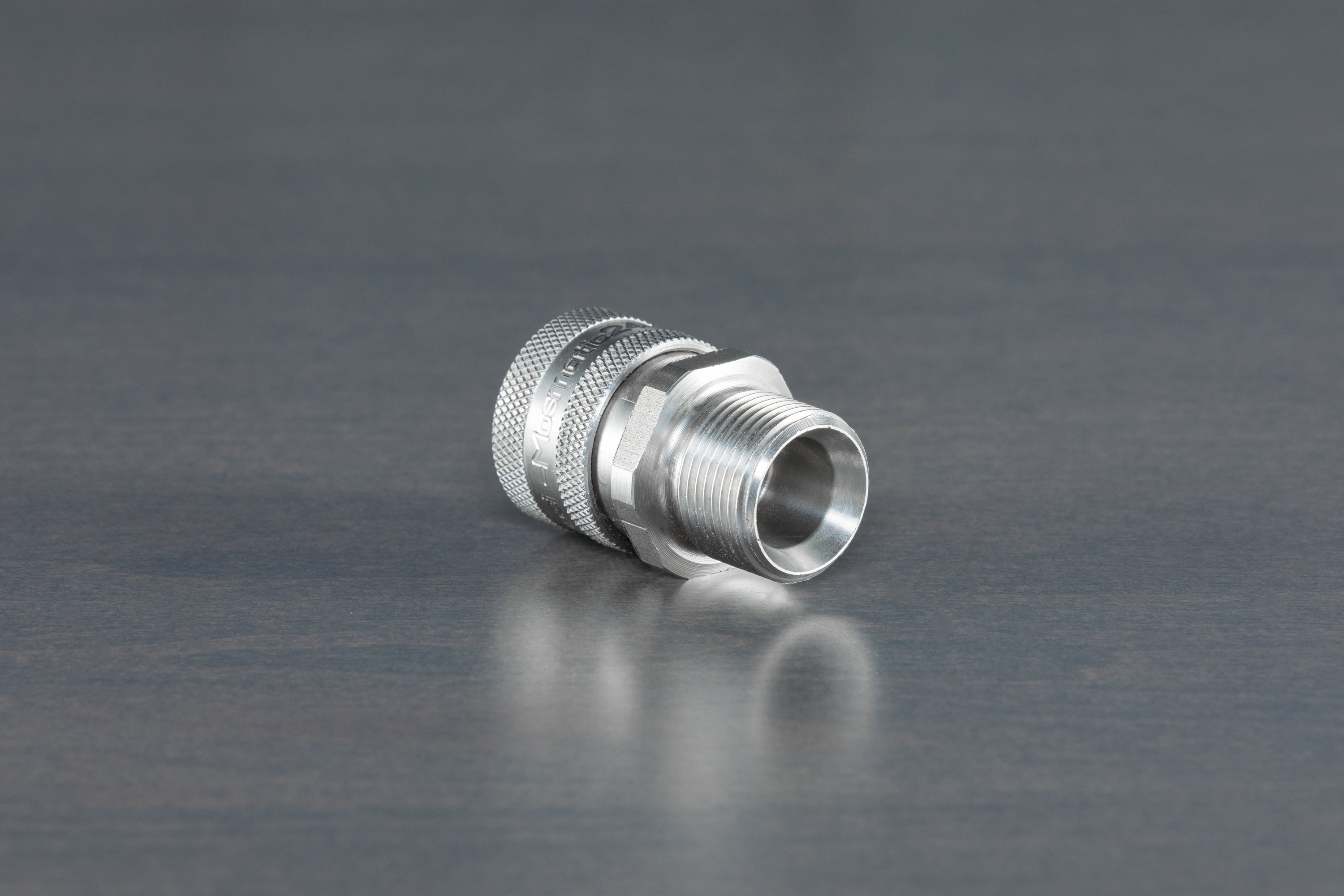 Mosmatic T304 Stainless Steel M22 Male (14mm) to 3/8 Quick Disconnect Coupler - Perfect for Pressure Washers, Car Wash Systems & Industrial Applications