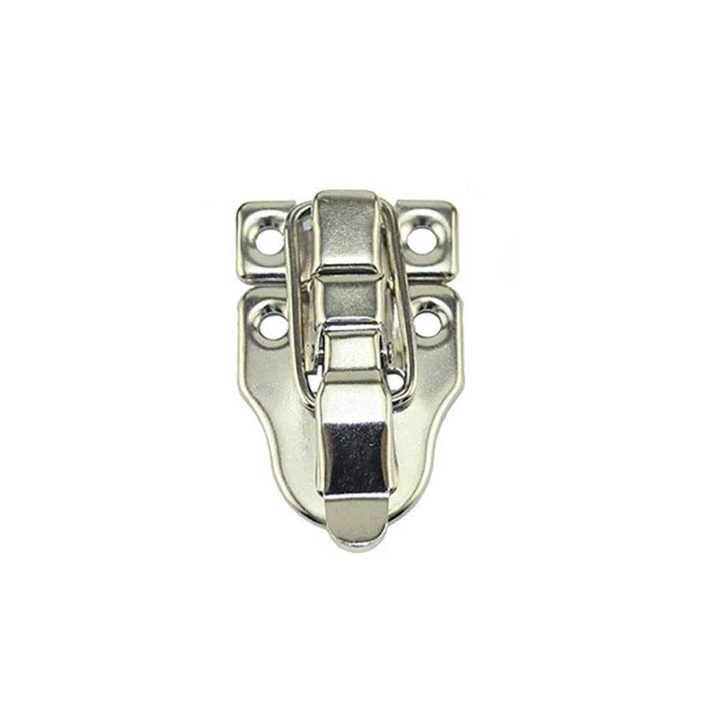 Vintage Duckbill Toggle Latch - Spring Loaded Hasp Catch for Wooden Boxes, Toolboxes & Suitcases | Durable Hardware for Antique Chests, Storage Trunks & DIY Woodworking Projects