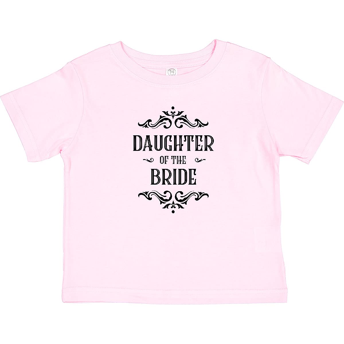 Inktastic Daughter of The Bride Toddler T-Shirt - Cute Flower Girl Outfit for Weddings & Special Occasions