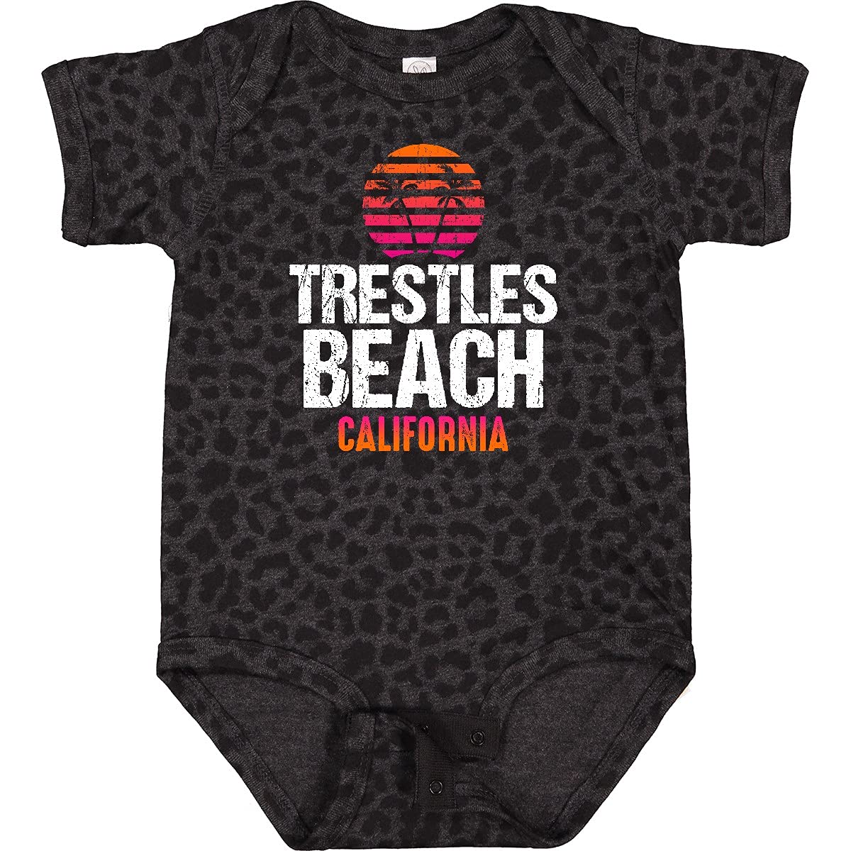 Inktastic Sunset Trestles Beach Baby Bodysuit - Cute Graphic Onesie for Newborns & Infants - Perfect Beach Day Outfit, Baby Shower Gift & Summer Photoshoot Wear