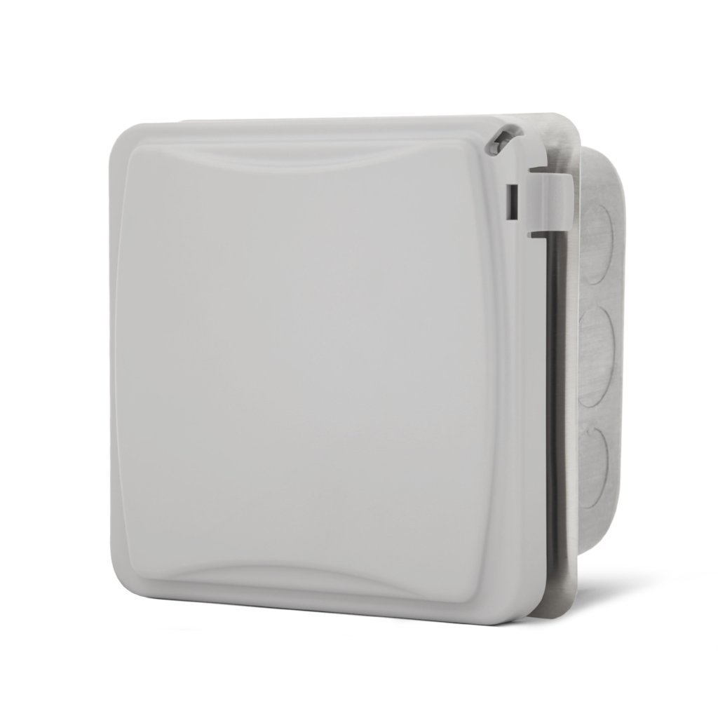 Infratech INF Input Dual In-Wall Regulator for 120V & 240V Single Element Electric Heaters - Weatherproof Cover - Perfect for Indoor & Outdoor Heating Solutions