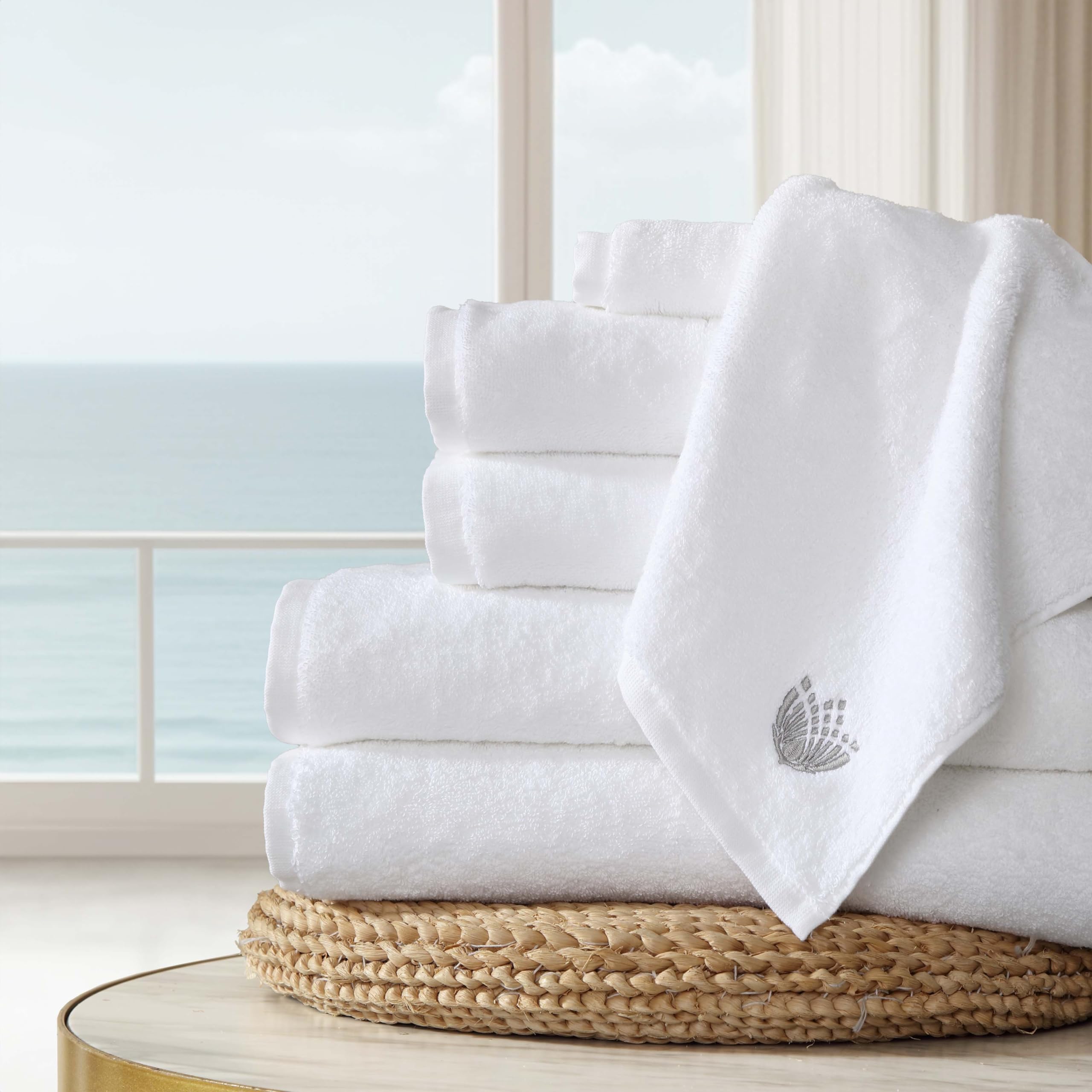 Pure Parima Superior Egyptian Cotton Bath Towels - Ultra Soft & Plush Luxury Bathroom Essentials for Spa, Shower & Guest Use | Extra Thick & Absorbent Bath Sheets for Home, Apartment & Hotel