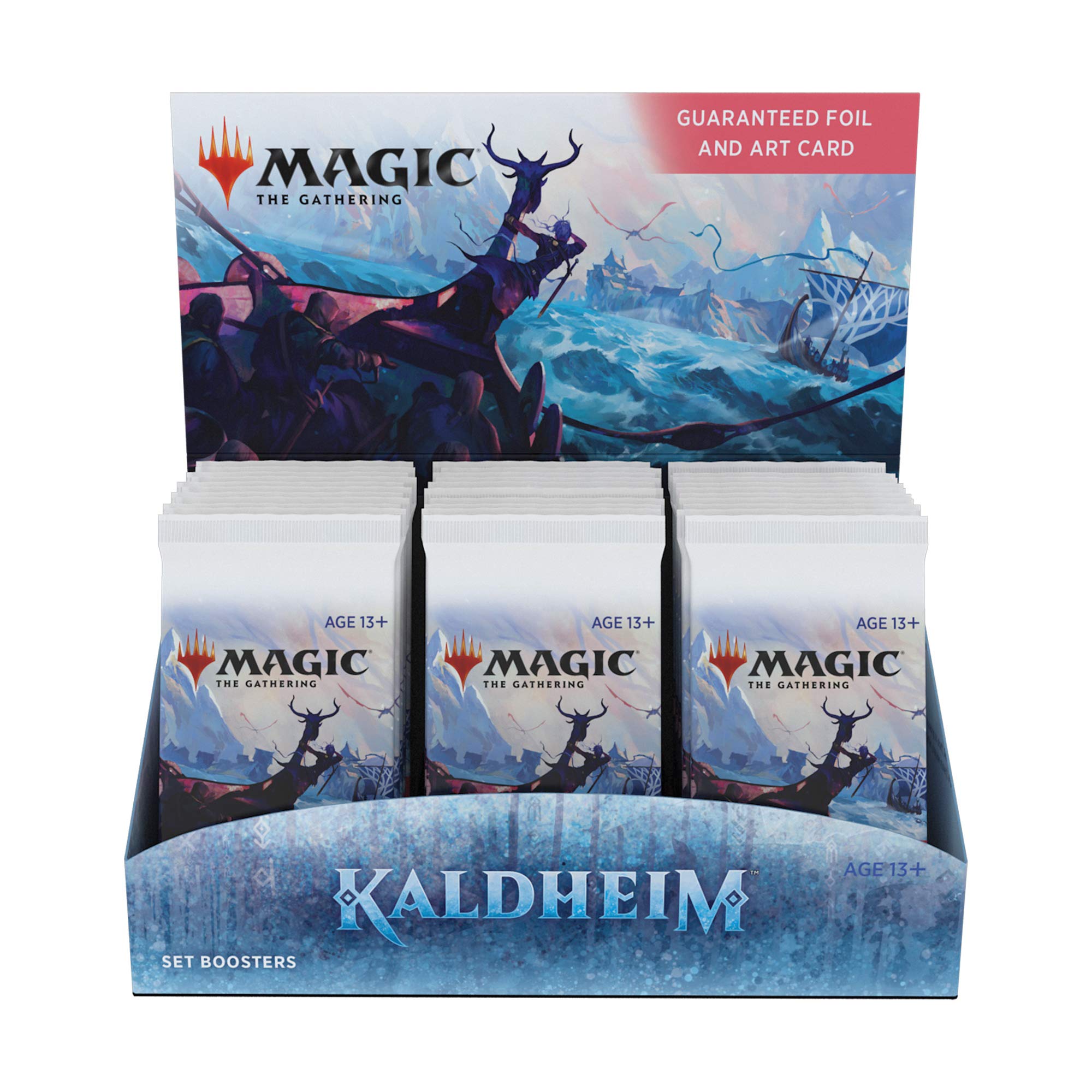 Magic: The Gathering Kaldheim Set Booster Box - 30 Packs (360 Cards) | Wizards of The Coast | Collectible Trading Card Game for Deck Building & Tournaments