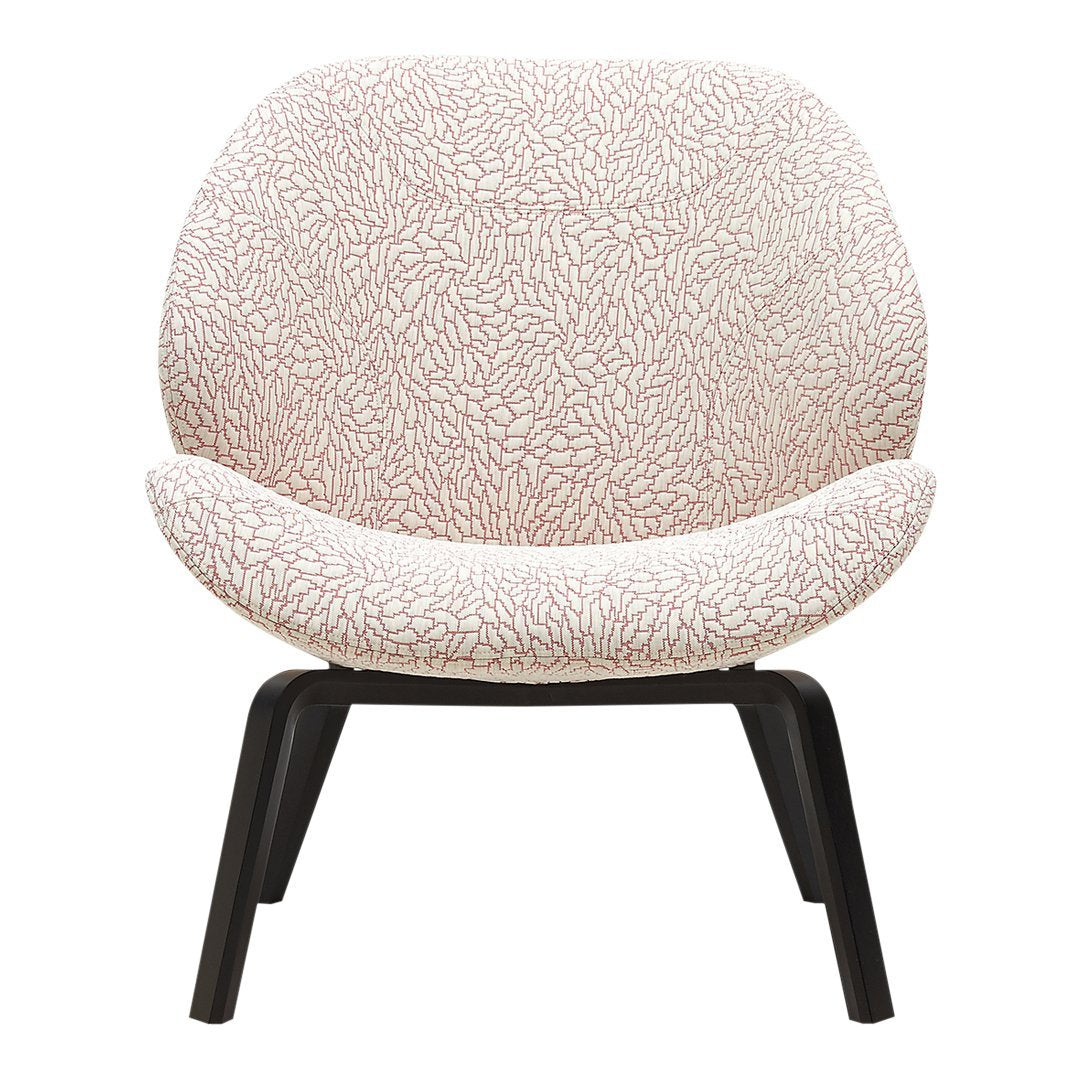 Eden Lounge Chair by Busk Hertzog - Modern Comfortable Accent Chair for Living Room, Bedroom & Patio - Softline Upholstered Relaxation Seating