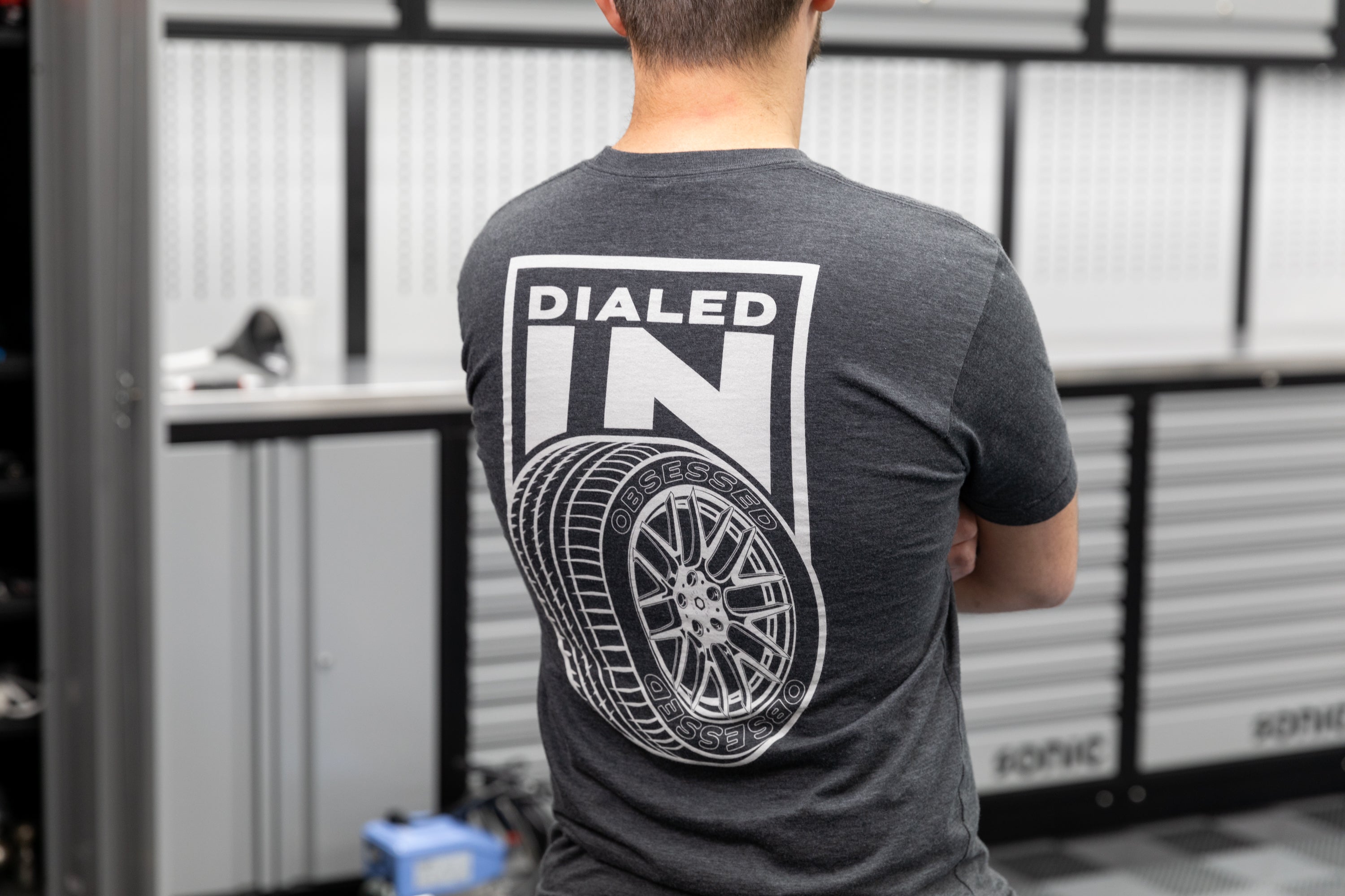 Dialed In Wheels T-Shirt - Premium Graphic Tee for Car Enthusiasts - Perfect for Racing Events & Car Shows