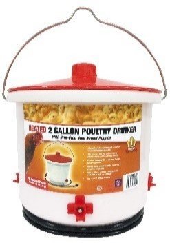 Farm Innovators HB-60P 60W Poultry Waterer Heater Base - Keeps Water from Freezing for Chickens, Ducks & Birds in Winter Coops