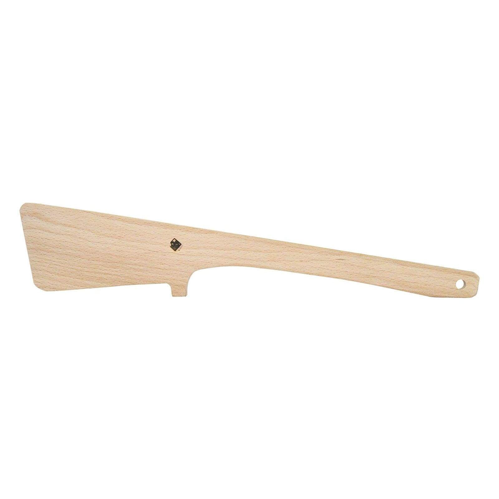 Handcrafted Japanese Beech Wood Spatula - Miranda Style Omoeraku Wooden Cooking Utensil for Baking, Flipping & Stirring - Perfect for Non-Stick Pans & Healthy Cooking