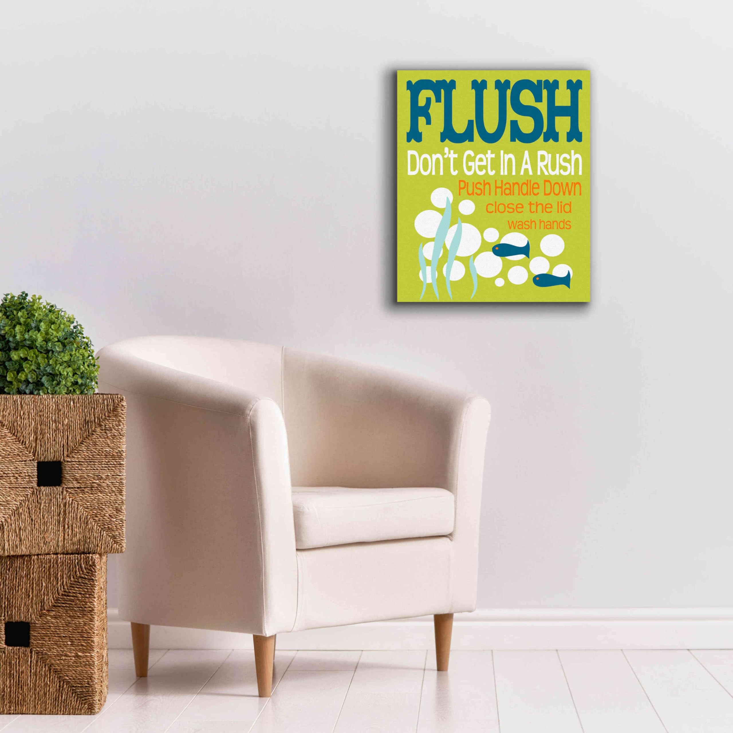 Epic Graffiti 'Ocean Bubble Friends 2' by Leslie Fuqua - Premium Giclee Canvas Wall Art Print 20