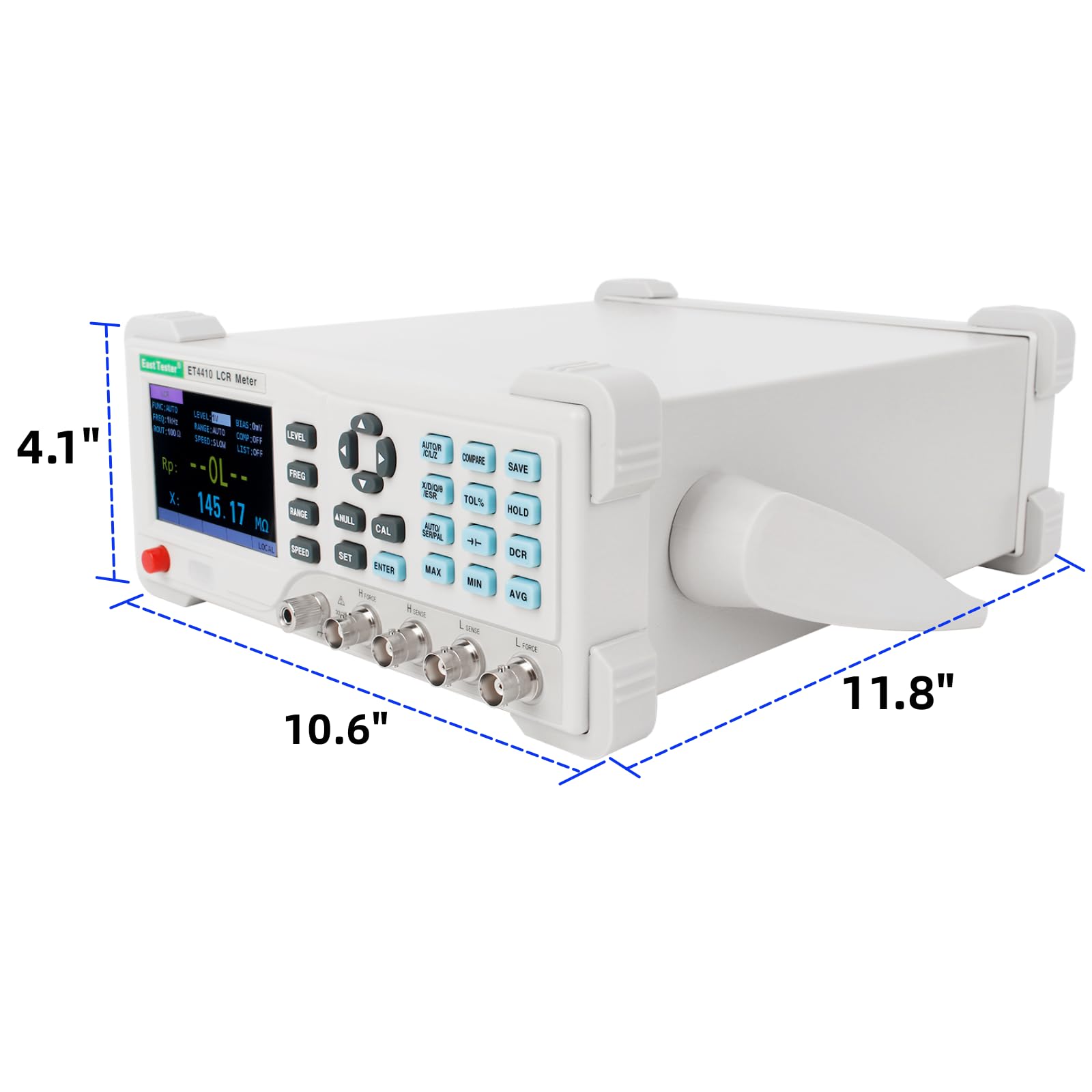ET4410 Digital LCR Meter - 100KHz 0.1% Accuracy Capacitance Inductance Resistance Tester for Electronics Repair, Component Testing & Circuit Analysis