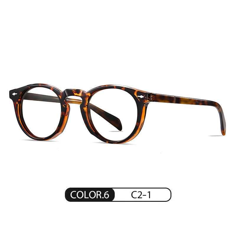 TR90 Lightweight Round Eyeglass Frames S31102 - Durable & Flexible Unisex Glasses for Reading, Computer Use & Daily Wear