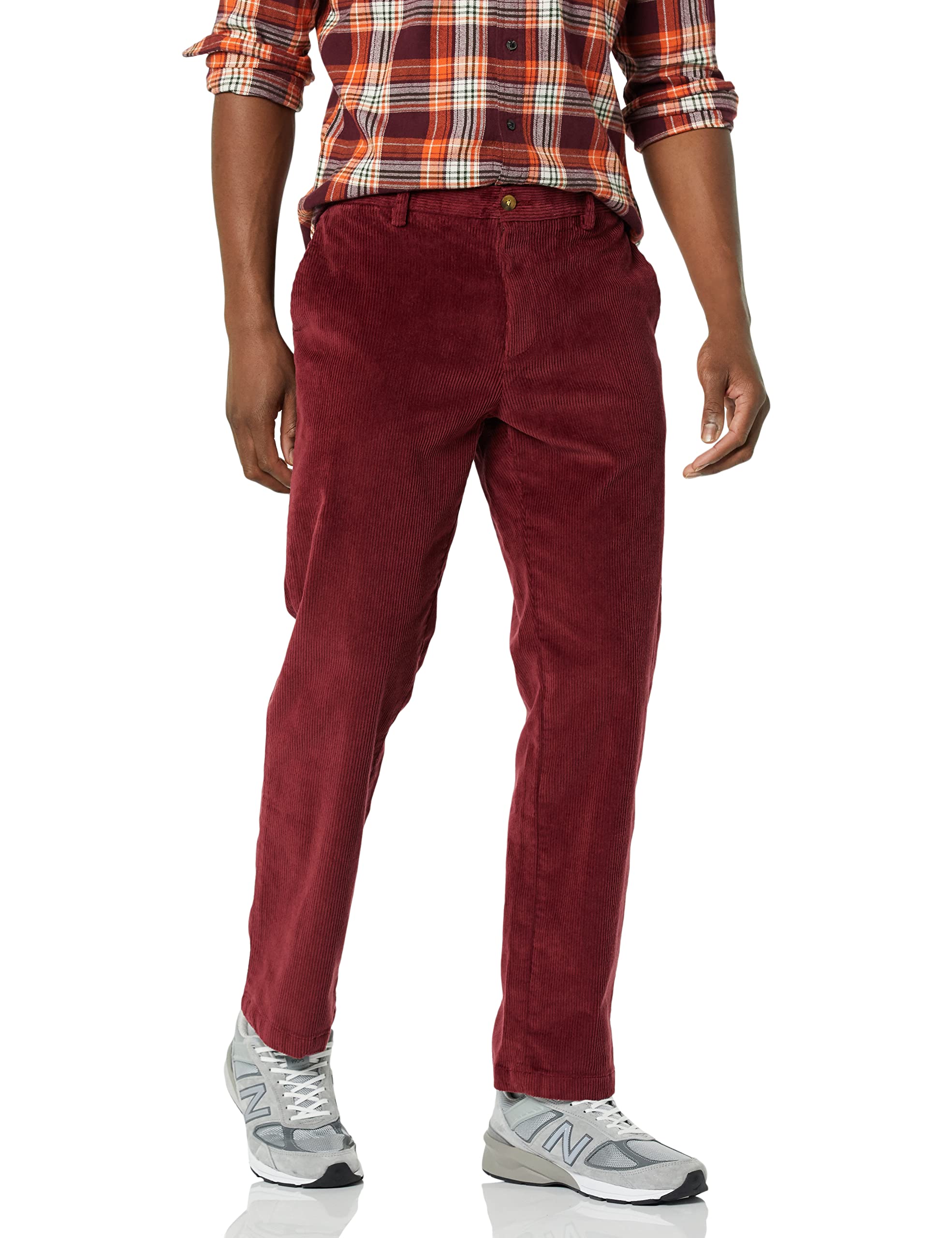 Amazon Essentials Men's Classic-fit Corduroy Chino Pants - Comfortable Casual & Work Trousers for Office, Travel & Everyday Wear