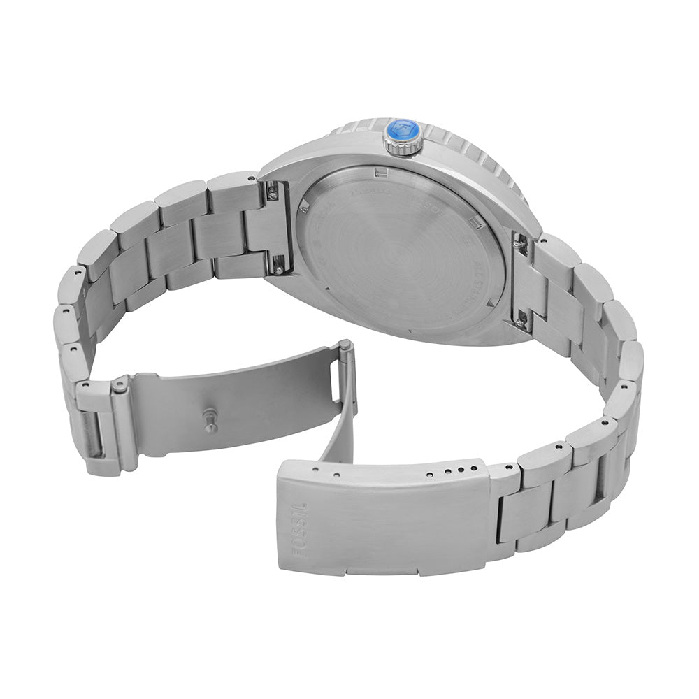 Fossil Breaker FS6066 Men's Stainless Steel Chronograph Watch - Waterproof, Durable & Stylish for Everyday Wear, Business & Outdoor Activities