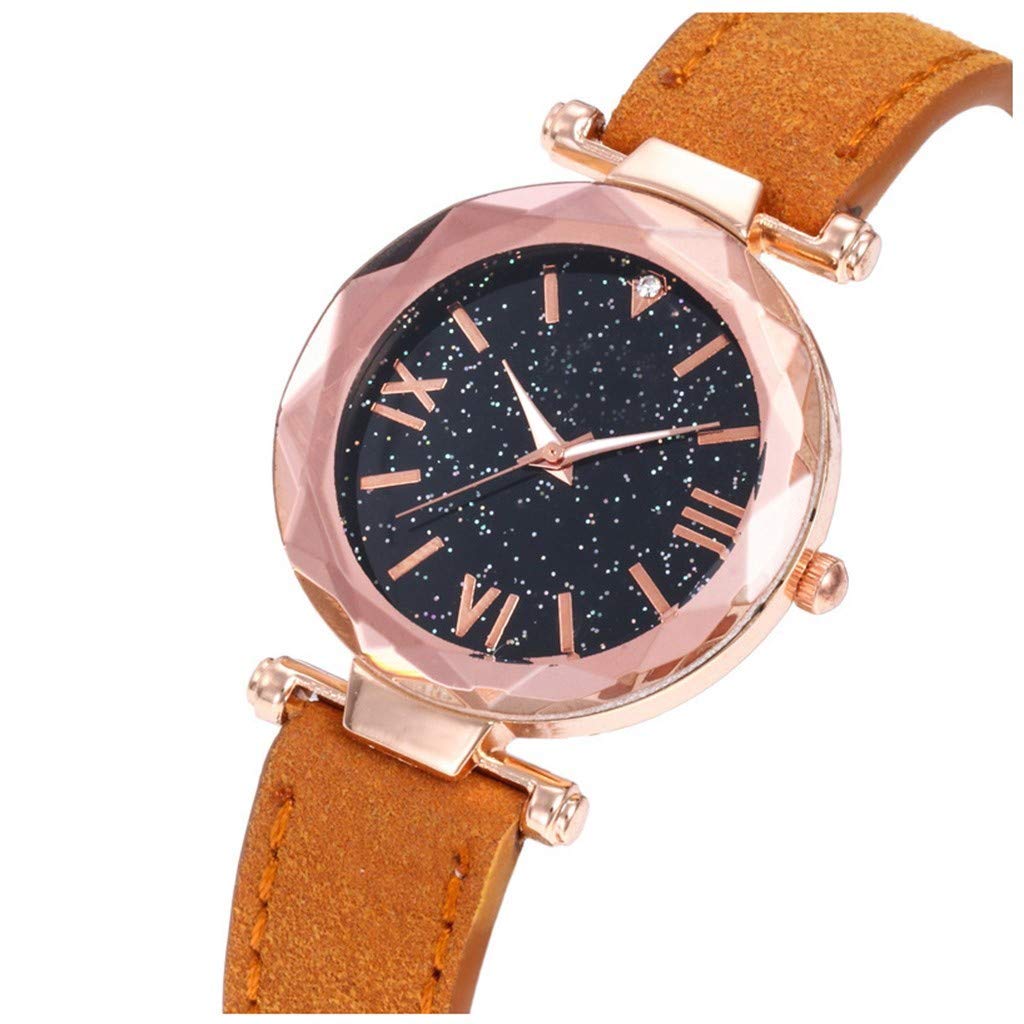 Stylish Unisex Canvas Band Watch with Roman Numerals & Frosted Star Dial - Perfect for Casual Wear, Outdoor Activities & Everyday Fashion