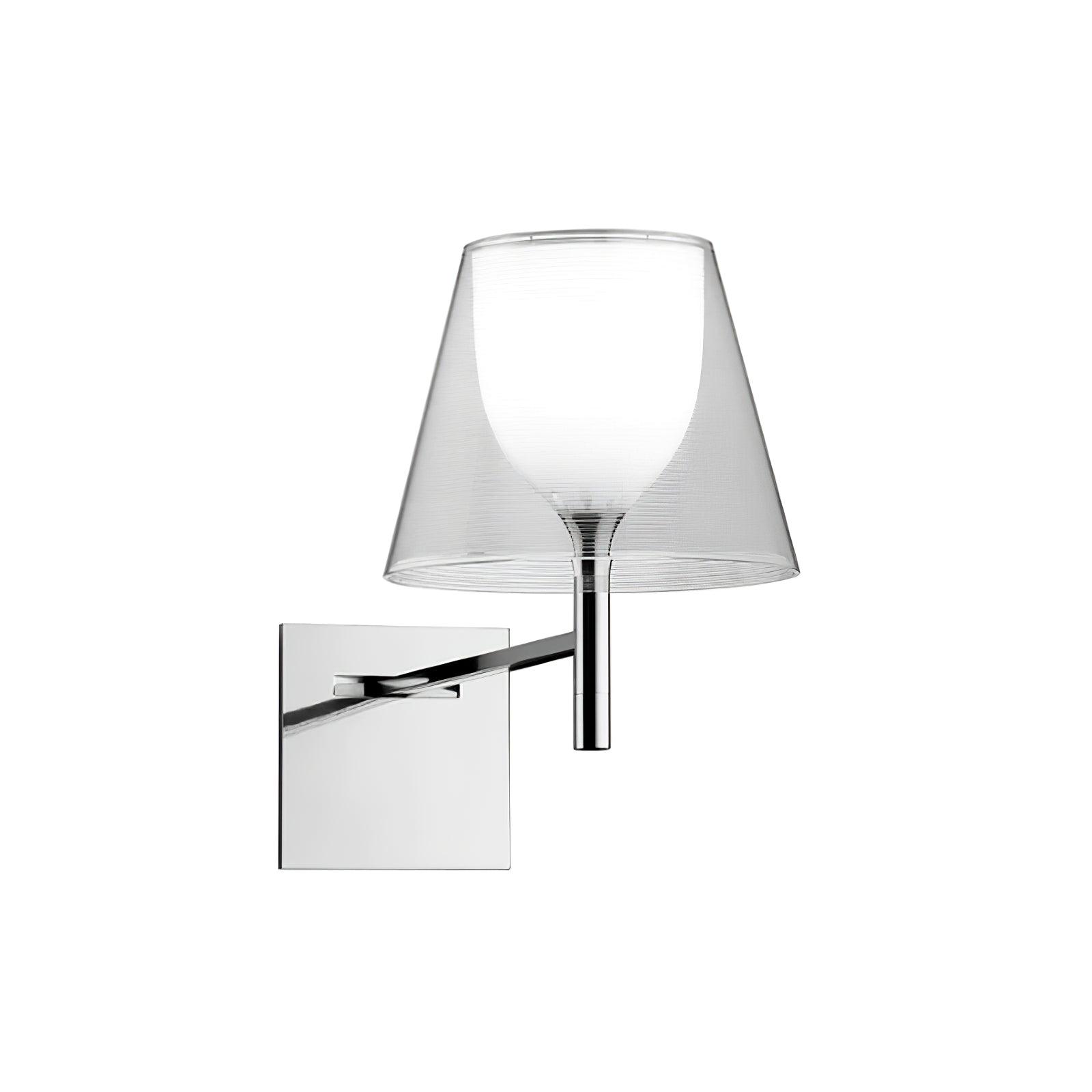 Chrome Prism Wall Lamp - Modern Geometric LED Light Fixture for Living Room, Bedroom & Office Decor | Energy-Efficient Ambient Lighting for Home & Commercial Spaces