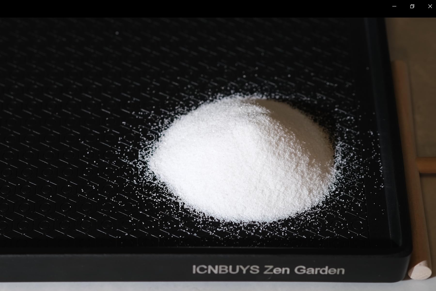 Premium White Zen Garden Sand - 0.5 lbs Natural Sand for Meditation, Office Desk & Home Decor - Perfect for Mini Zen Gardens, Stress Relief & Mindfulness Practice