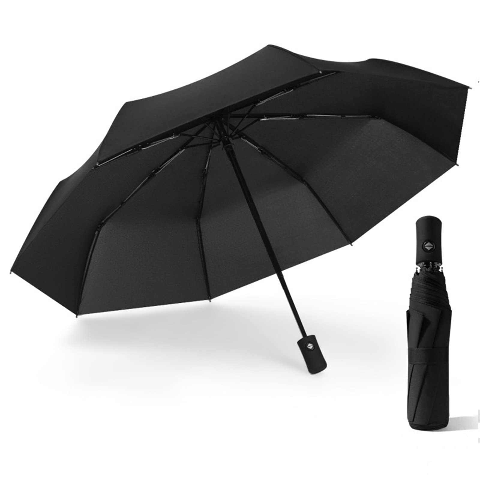 Compact Automatic Travel Umbrella - Windproof & Waterproof UV Protection Golf Umbrella for Men & Women - Perfect for Travel, Commuting, and Outdoor Activities