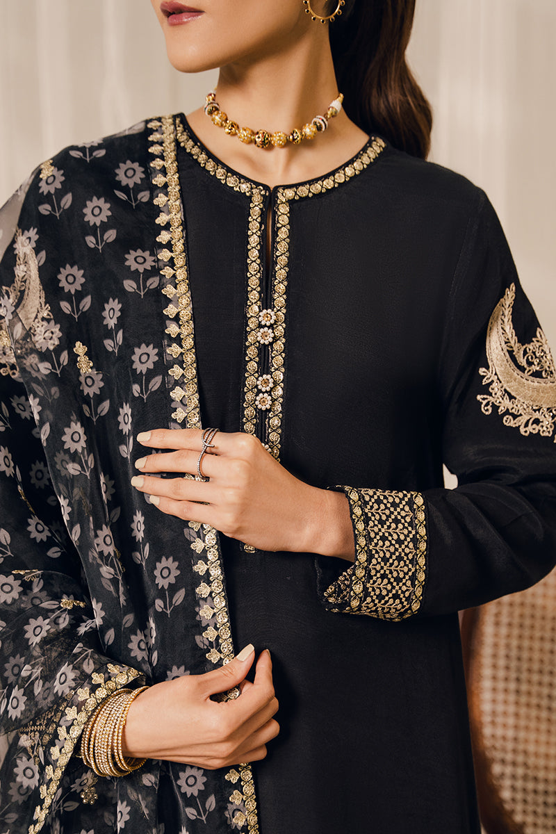 MOONSTRUCK 2-Piece Ethnic Outfit Set (Embroidered Shirt & Dupatta Scarf) for Women | Traditional Indian Wear for Festivals, Weddings & Special Occasions
