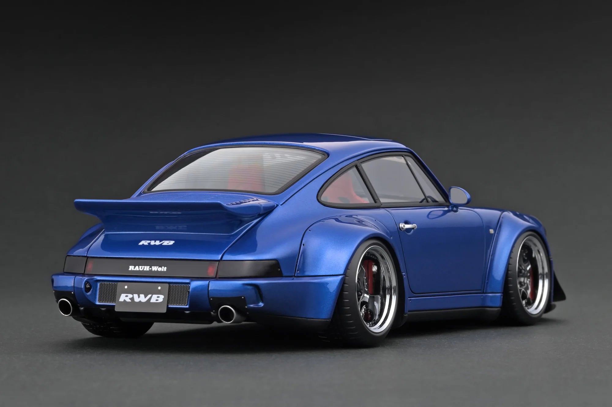 1:18 Scale Porsche 964 RWB Diecast Model Car - Blue Metallic Finish | Collectible Toy for Display, Gifts & Racing Enthusiasts
