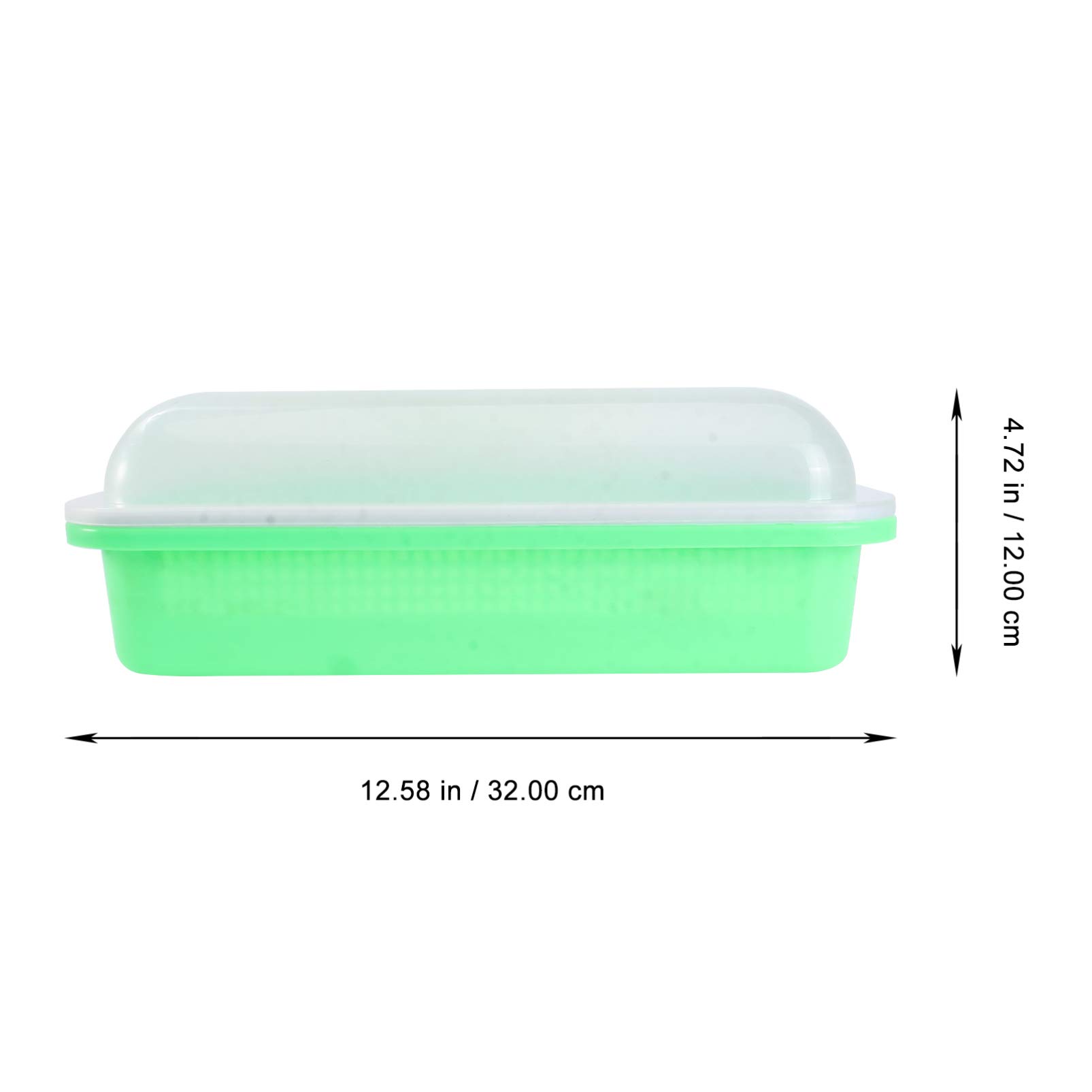 1Pc Insulated Vegetable Growing Tray - Seed Starter Container for Sprouts, Herbs & Microgreens | Water Planting Tray for Hydroponics, Kitchen Gardening & Indoor Plant Cultivation