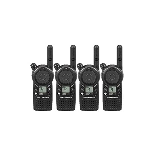 Motorola CLS1410 UHF Walkie Talkies 4-Pack for Outdoor Adventures