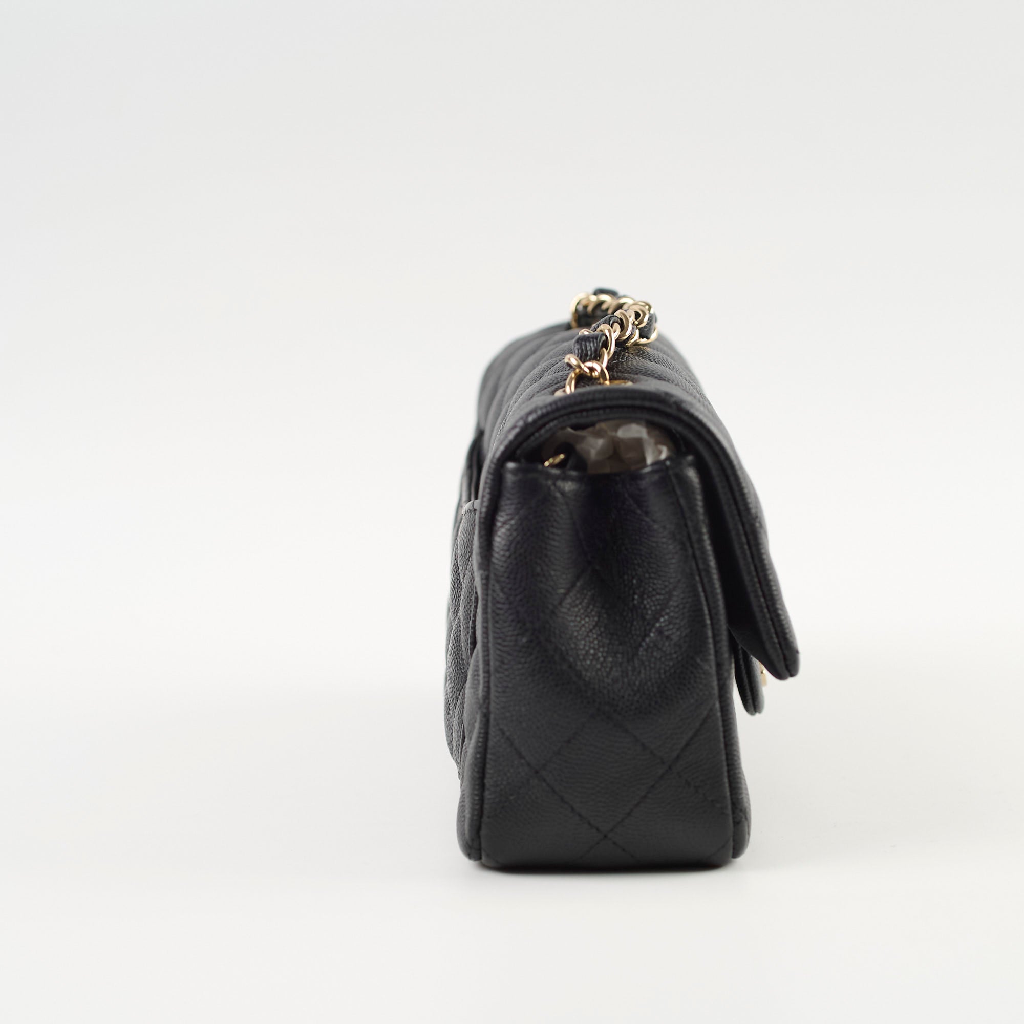 Chanel Caviar Mini Rectangular Flap Bag Black 26cm - Luxury Designer Crossbody Purse for Women | Perfect for Evening Parties, Date Nights & Special Occasions