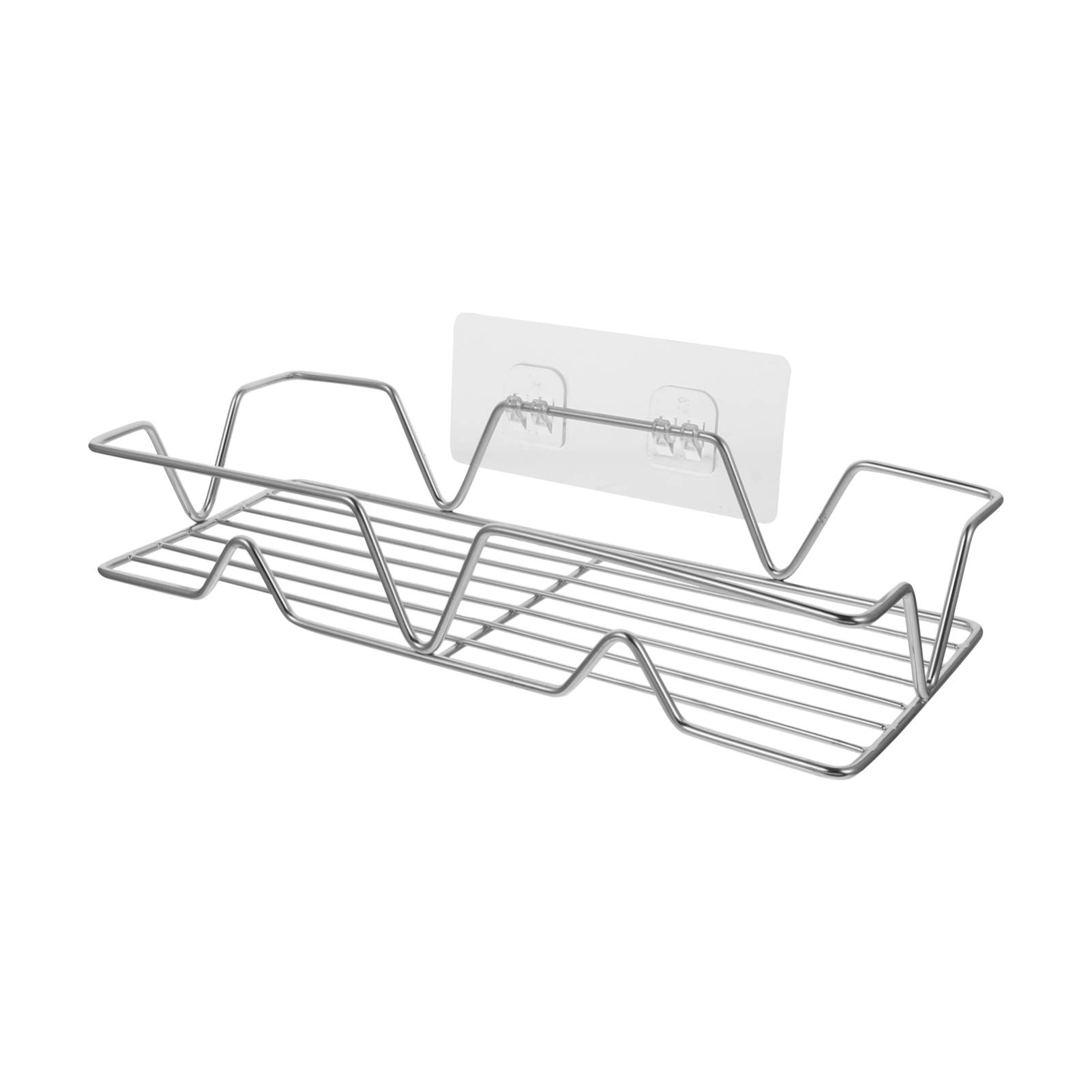 DOITOOL Stainless Steel Wall Mounted Corner Shelf - Space Saving Bathroom & Kitchen Storage Organizer for Spices, Toiletries, and Small Items - Perfect for Small Spaces and Clutter-Free Organization