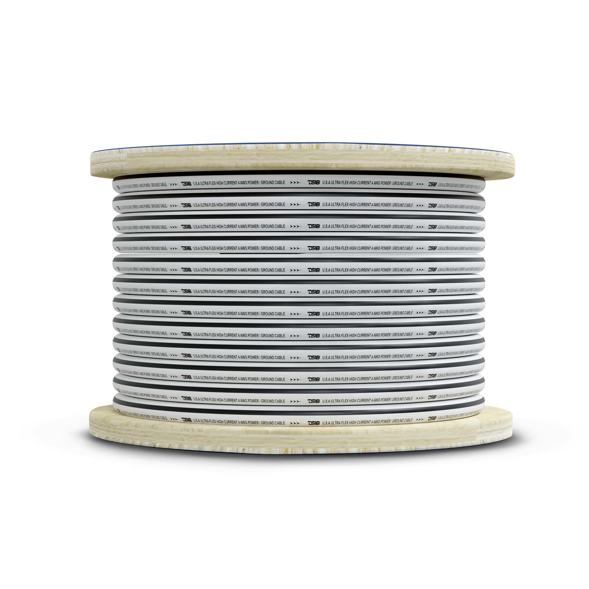 4 GA Marine Grade Tinned 100% Copper OFC Ground Wire - 50 Feet for Boat, RV, and Automotive Electrical Systems - High Conductivity & Corrosion Resistant