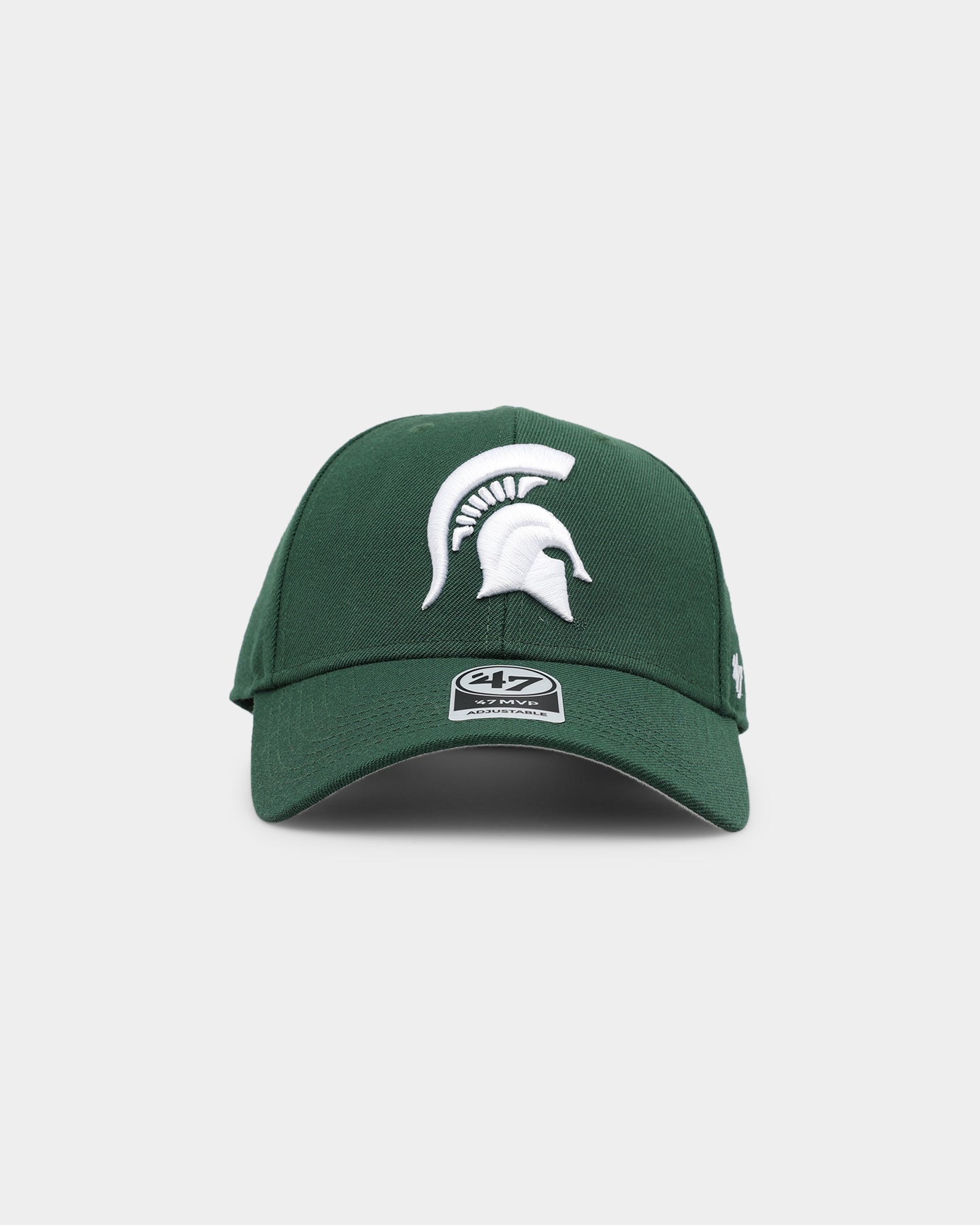 47 Brand Michigan State Spartans '47 MVP Strapback Dark Green Adjustable Hat - Perfect for Game Day, Tailgating & College Fan Gear