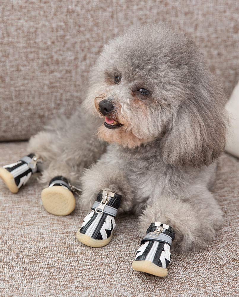 **Breathable Dog Shoes for Small Dogs & Cats - Non-Slip Pet Boots (Size 2#, Set of 2) - Perfect for Walking, Hiking & Outdoor Adventures**