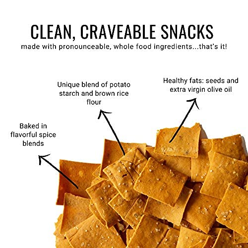 Every Body Eat Snack Thins Variety Pack - 20 Count | Gluten Free, Dairy Free, Vegan Snacks | Perfect for School Lunches, Office Snacks & On-the-Go Healthy Eating