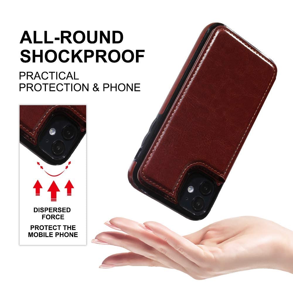 Premium MIDOLA Leather Wallet Case for iPhone 12 Mini (5.4