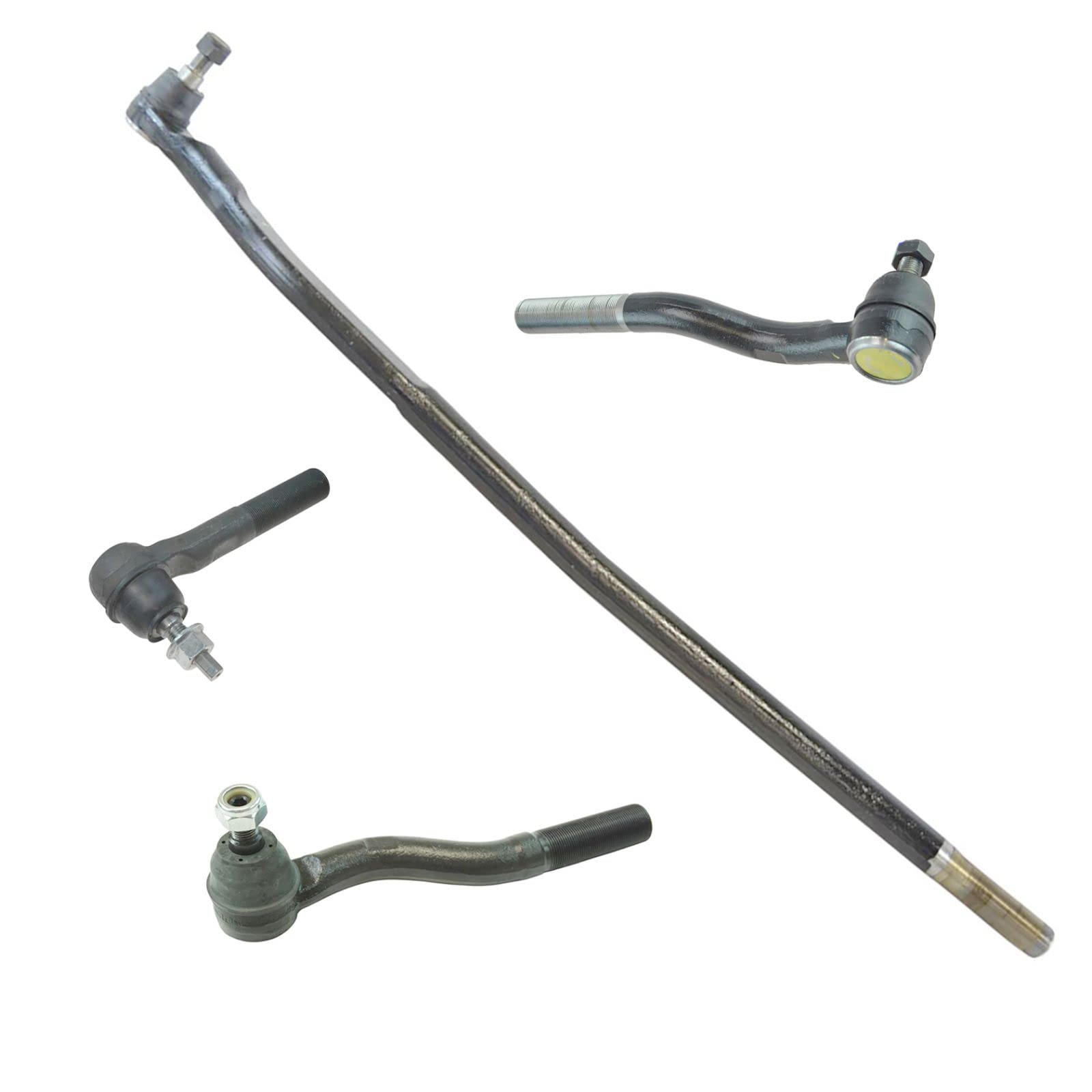 Jeep Wrangler JK Steering Kit (2007-2018) - Front Driver & Passenger Side Inner/Outer Tie Rod & Drag Link Replacement - Perfect for Off-Roading, Rock Crawling & Daily Driving