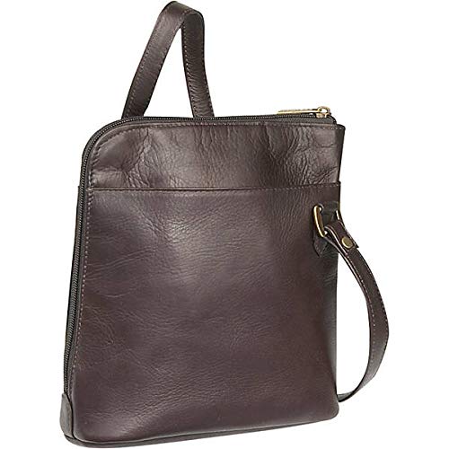 Le Donne Genuine Leather L-Zip Crossbody Shoulder Bag for Women | Fashionable & Durable Handbag for Daily Use, Travel & Shopping