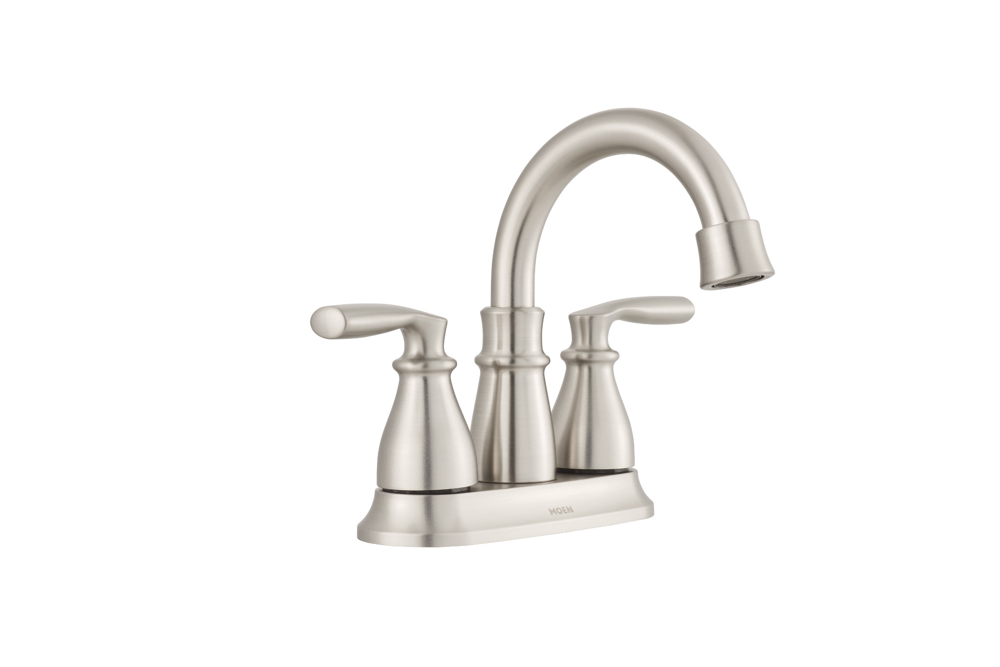 Hilliard Two Handle High Arc Bathroom Faucet - Brushed Nickel Vessel Sink Faucet for Bathroom Vanity, Perfect for Modern and Traditional Home Decor - Ideal for Bathroom Sink, Powder Room, and Guest Bath Installations
